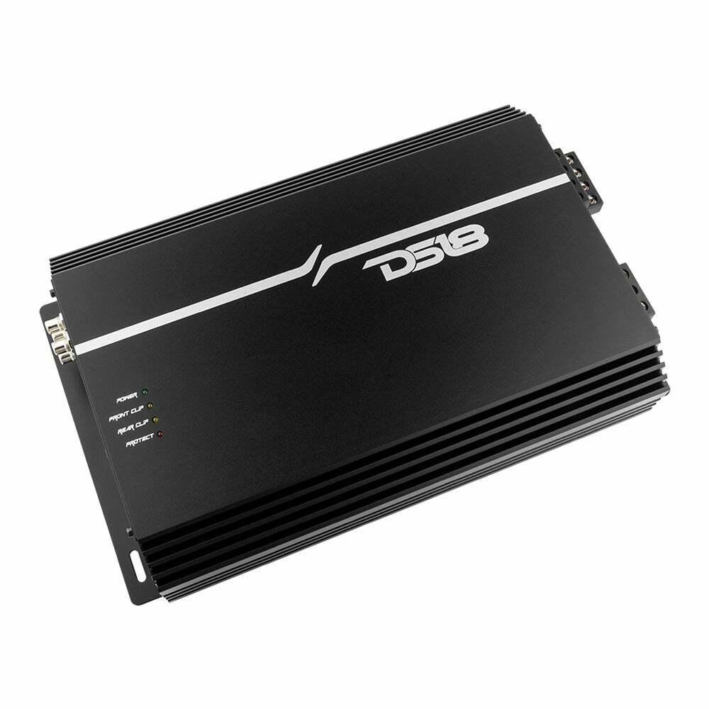 DS18 4 Channel Korean Amplifier Class AB Full Range w/ Bass Knob EXL-P1200X4 - Image 2