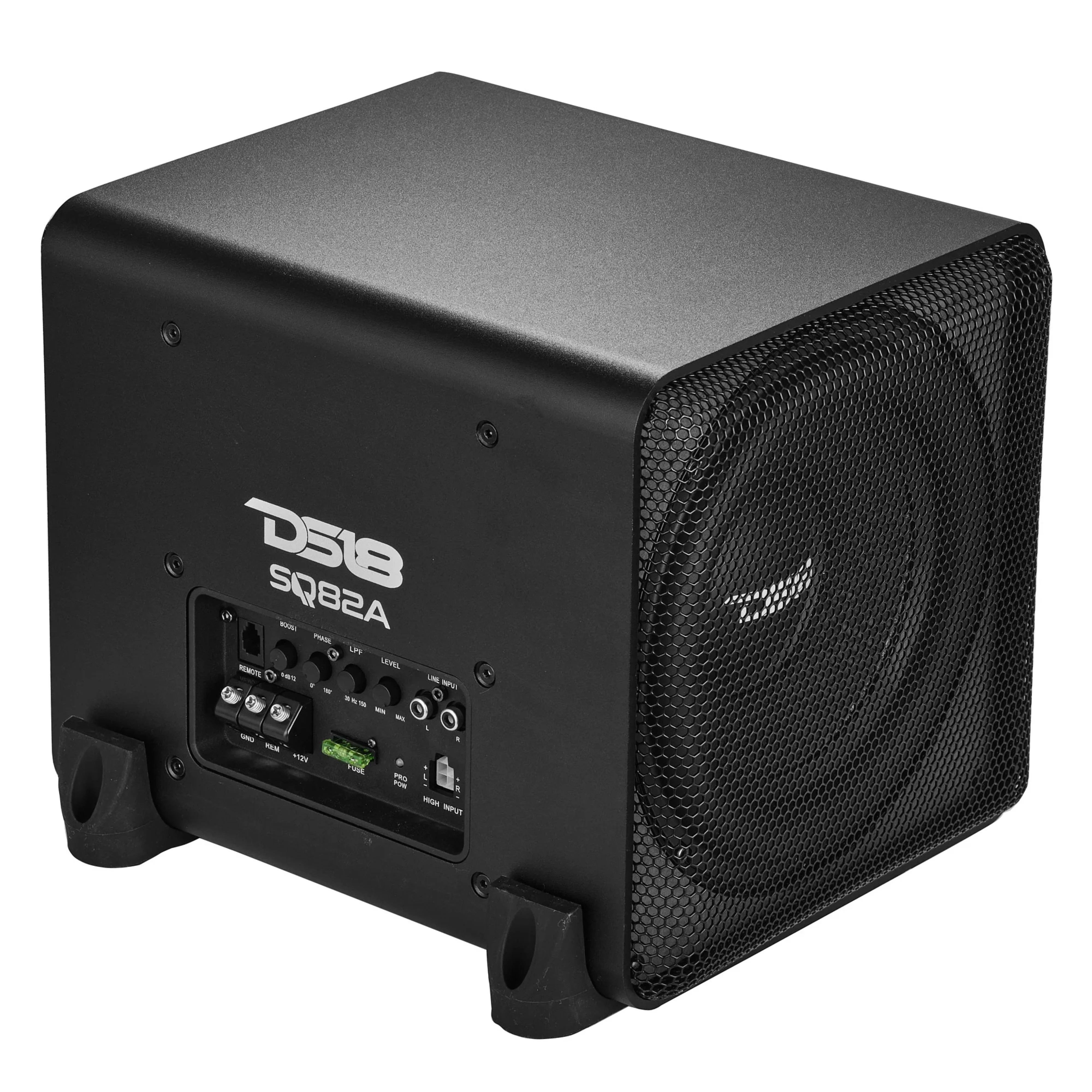 DS18 Amplified Loaded Subwoofer Enclosure with 8" Active and 8" Passive Subs - Image 7