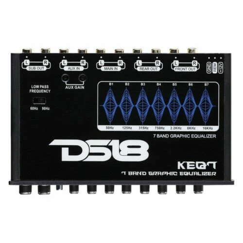 DS18 Combo KEQ7 7 Channel Equalizer + XM3 3 Way Electronic Crossover - Image 6