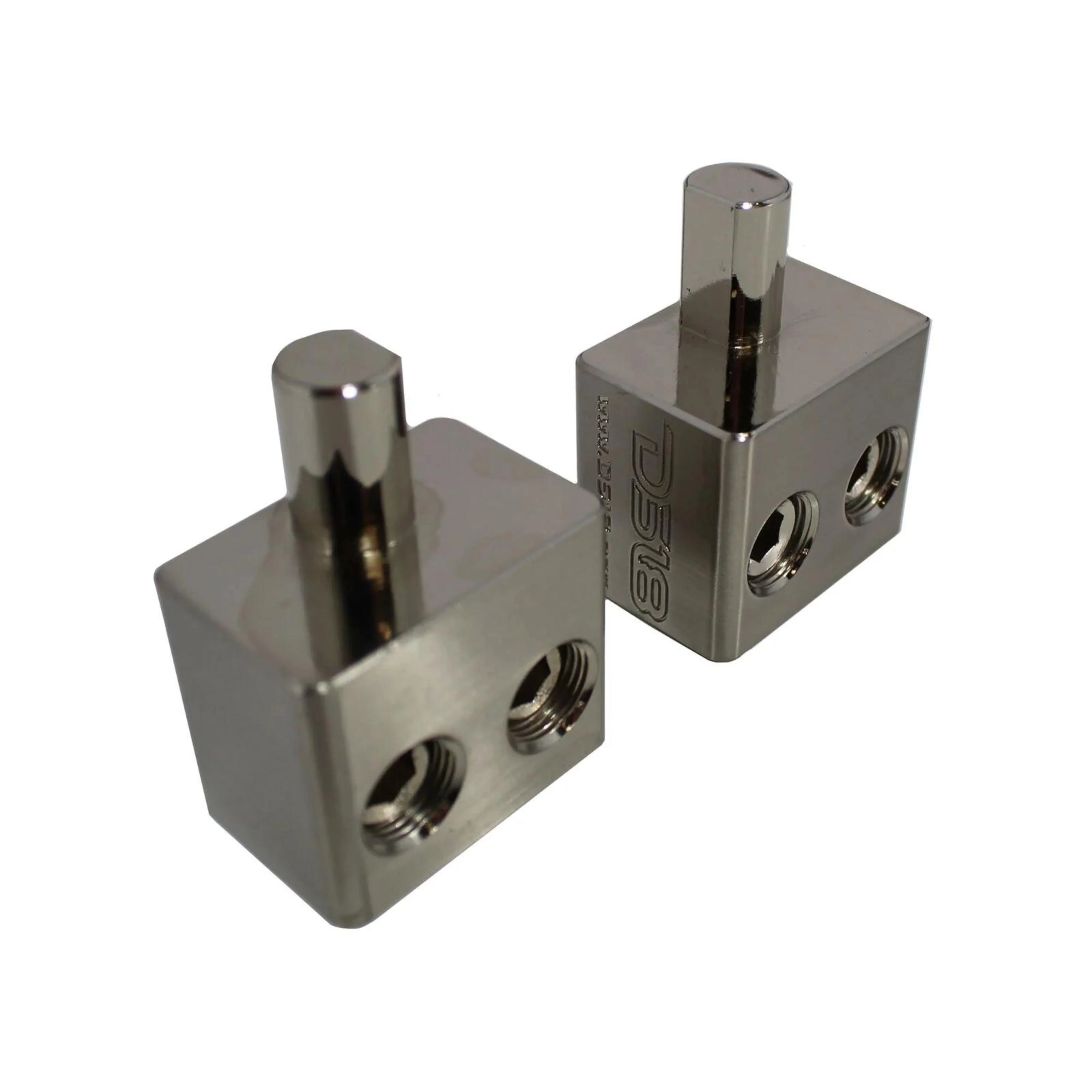 DS18 Dual 1/0 Gauge to 0 Gauge Input Adapter Pin Offset Amplifier Install