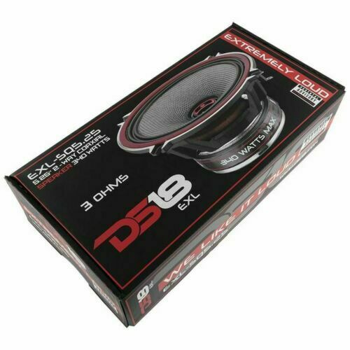 DS18 EXL 5.25" 2 way Coaxial Door Speakers 680 Watt 3 Ohm Fiberglass Cone 1 Pair - Image 9