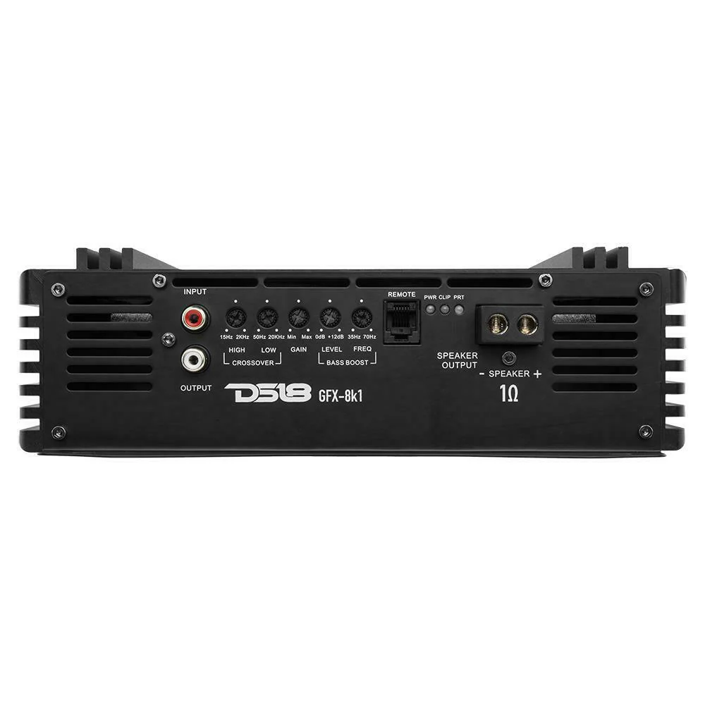 DS18 GFX Series Monoblock 8000 Watts 1 Ohm Class D Full Range Amplifier GFX-8K1 - Image 3