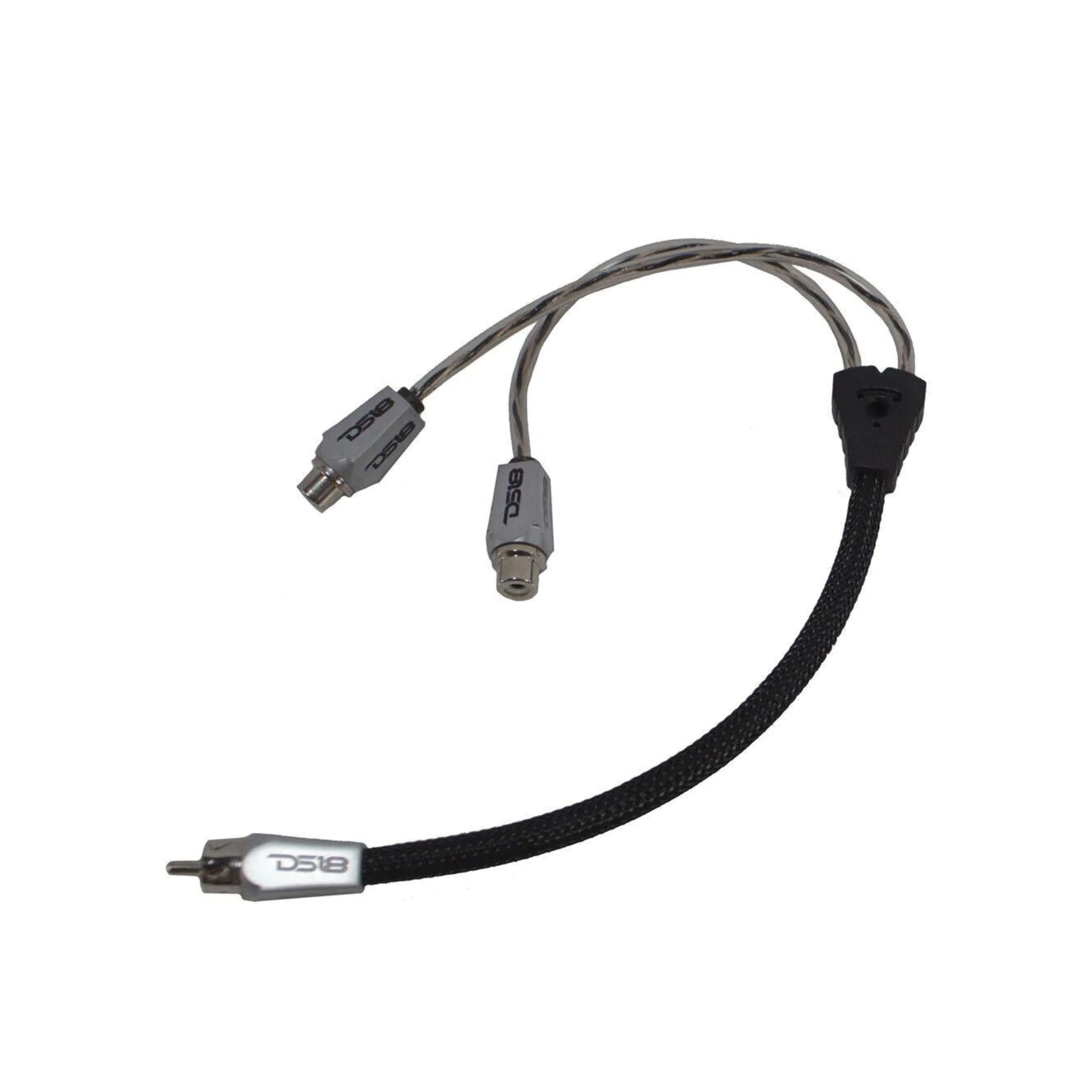 DS18 HQRCA2F1M RCA Audio Y Adapter 2 Female 1 Male Jack Splitter 2Pk - Image 3