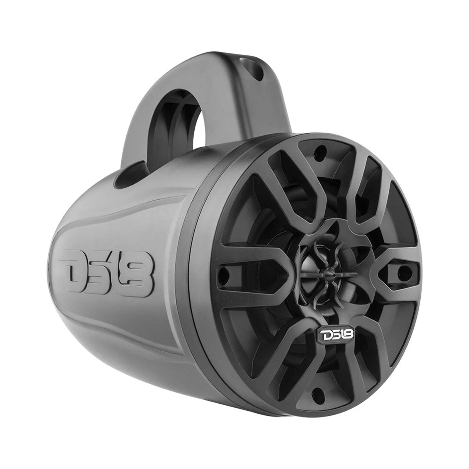 DS18 HYDRO 4" 300 Watts 4 Ohm 2 Way Black Wakeboard Pod Tower Speakers Pair - Image 3