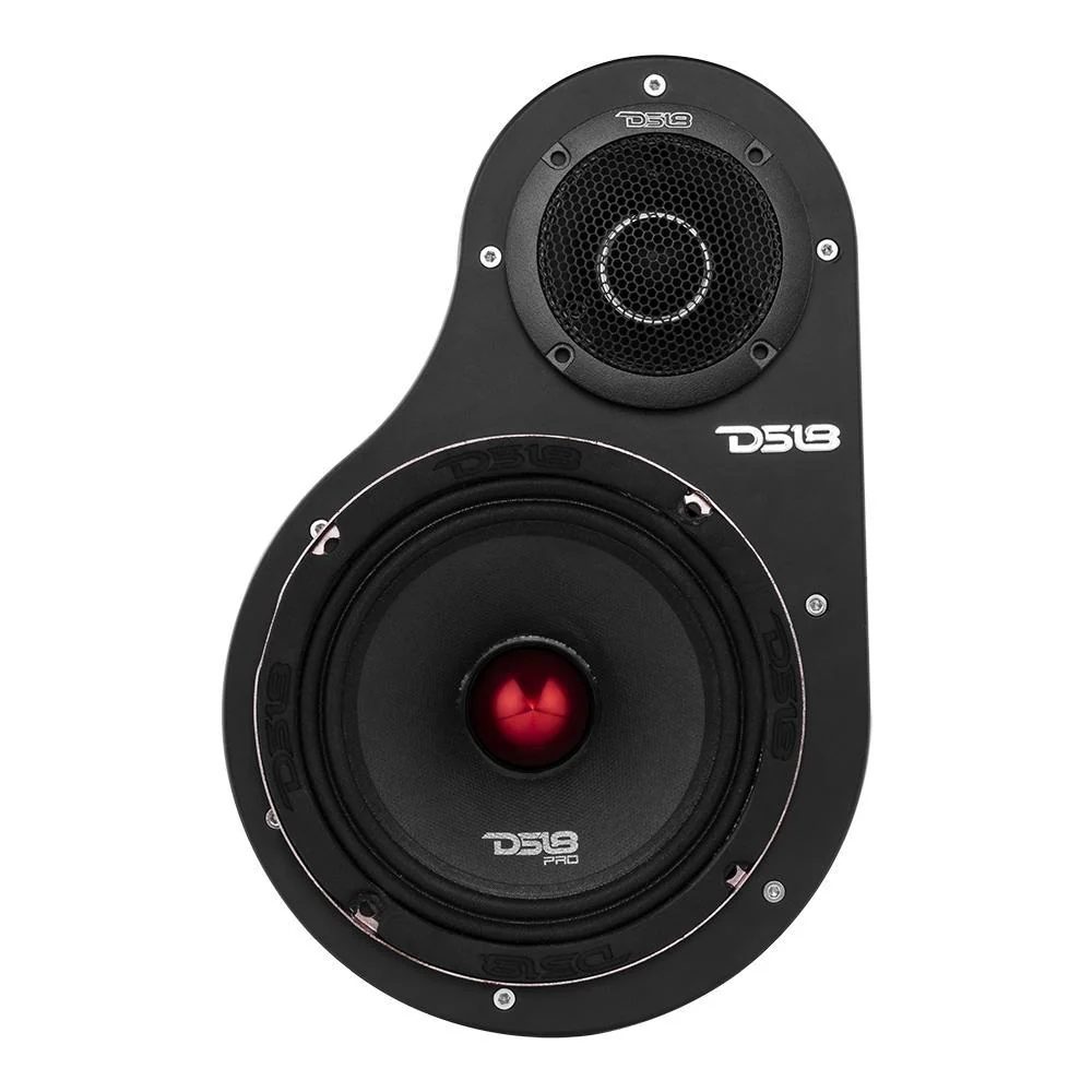 2x DS18 6.5" Speaker Enclosures & Tweeter Pods High Density ABS Universal EN6P - Image 4