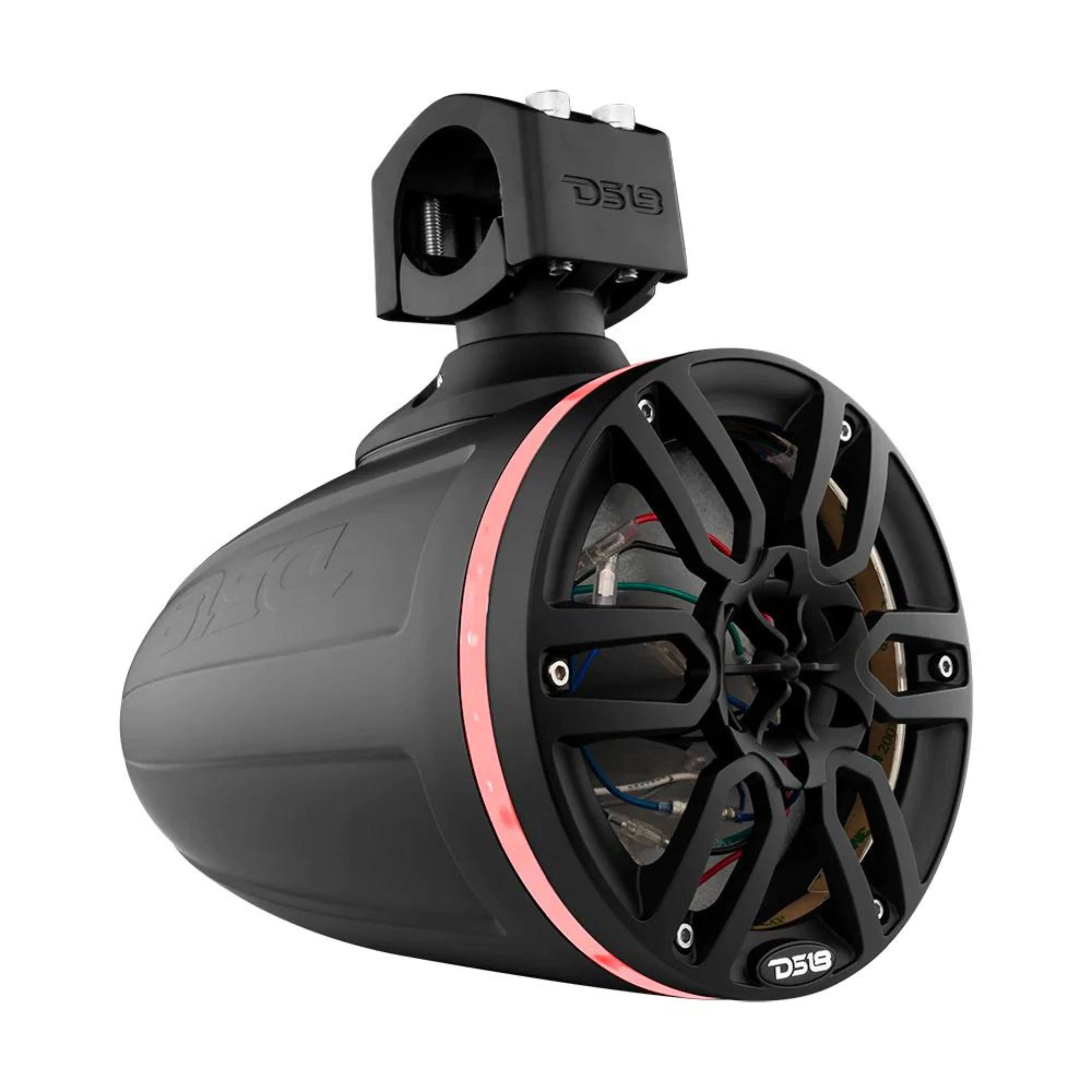 DS18 HYDRO X8TP-NS-(RD, BK, WH) 8" Marine Tower with Integrated RGB LED Lights - Image 10