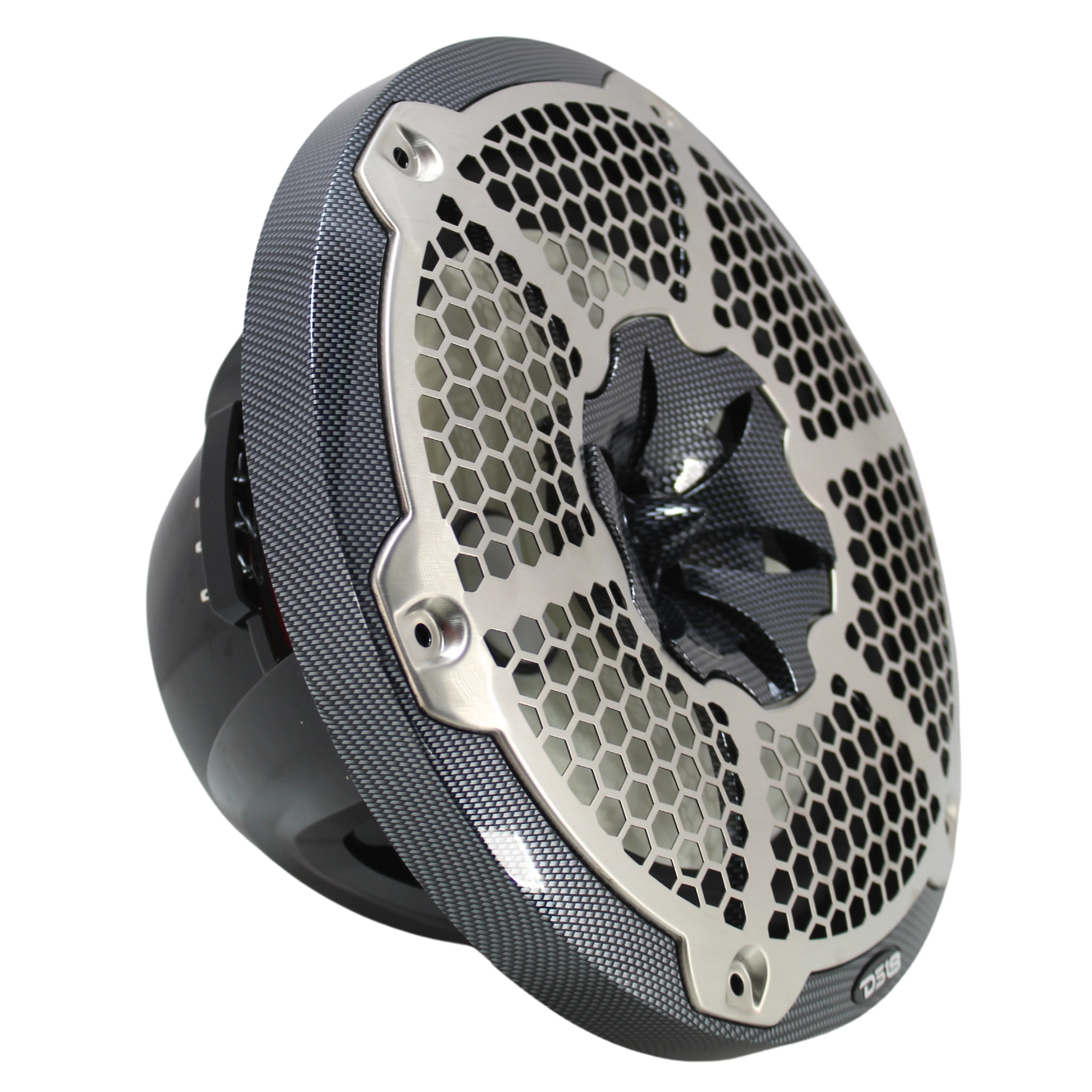 DS18 Pair of 10" Coaxial 200W RMS 4 Ohm Marine Speakers W/ LED RGB Lights CF-10M - Image 5