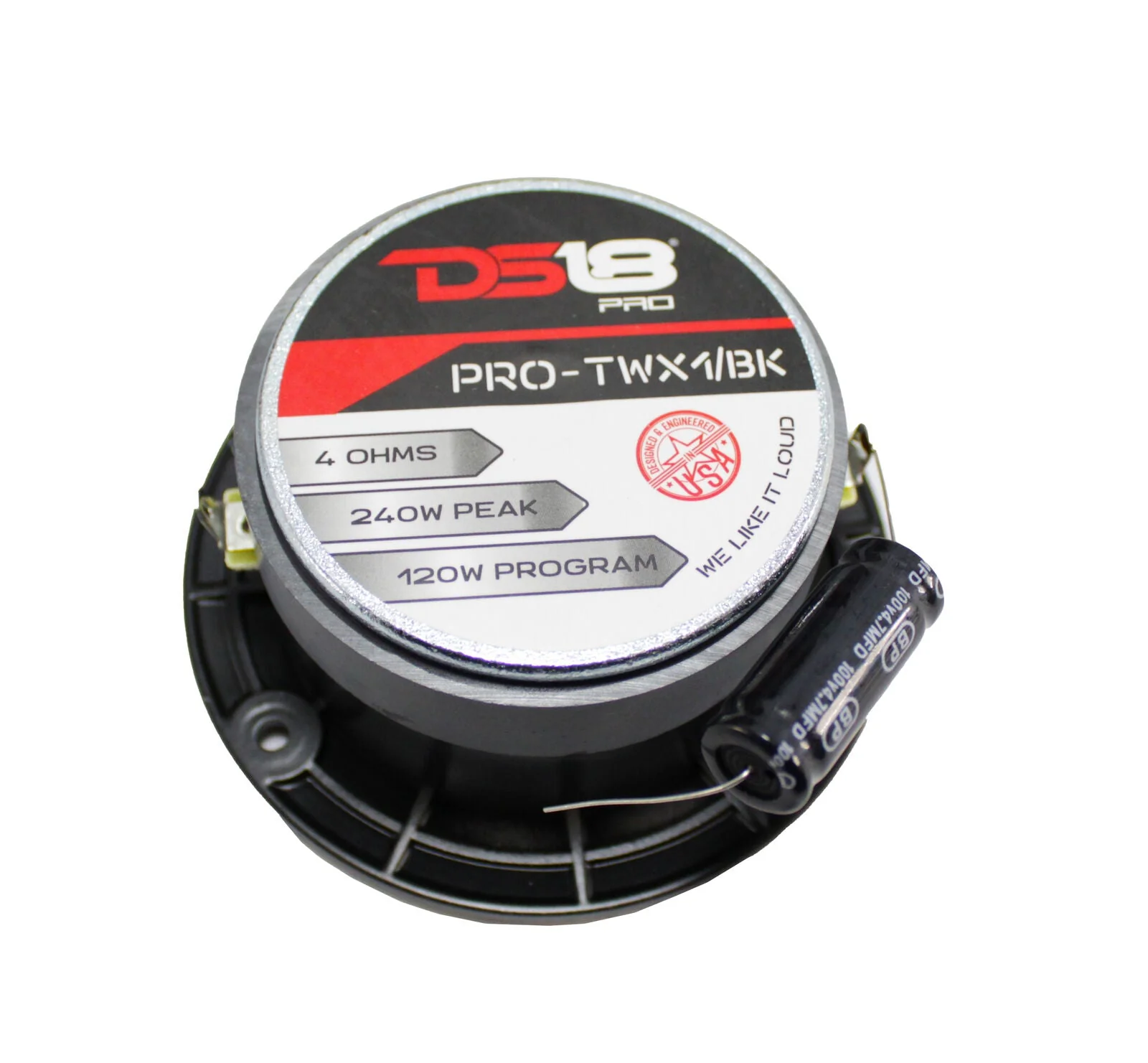 DS18 PRO-GM8.4PK2 8" 1400W 4 Ohm Midrange Loudspeaker & Bullet Tweeter Package - Image 8