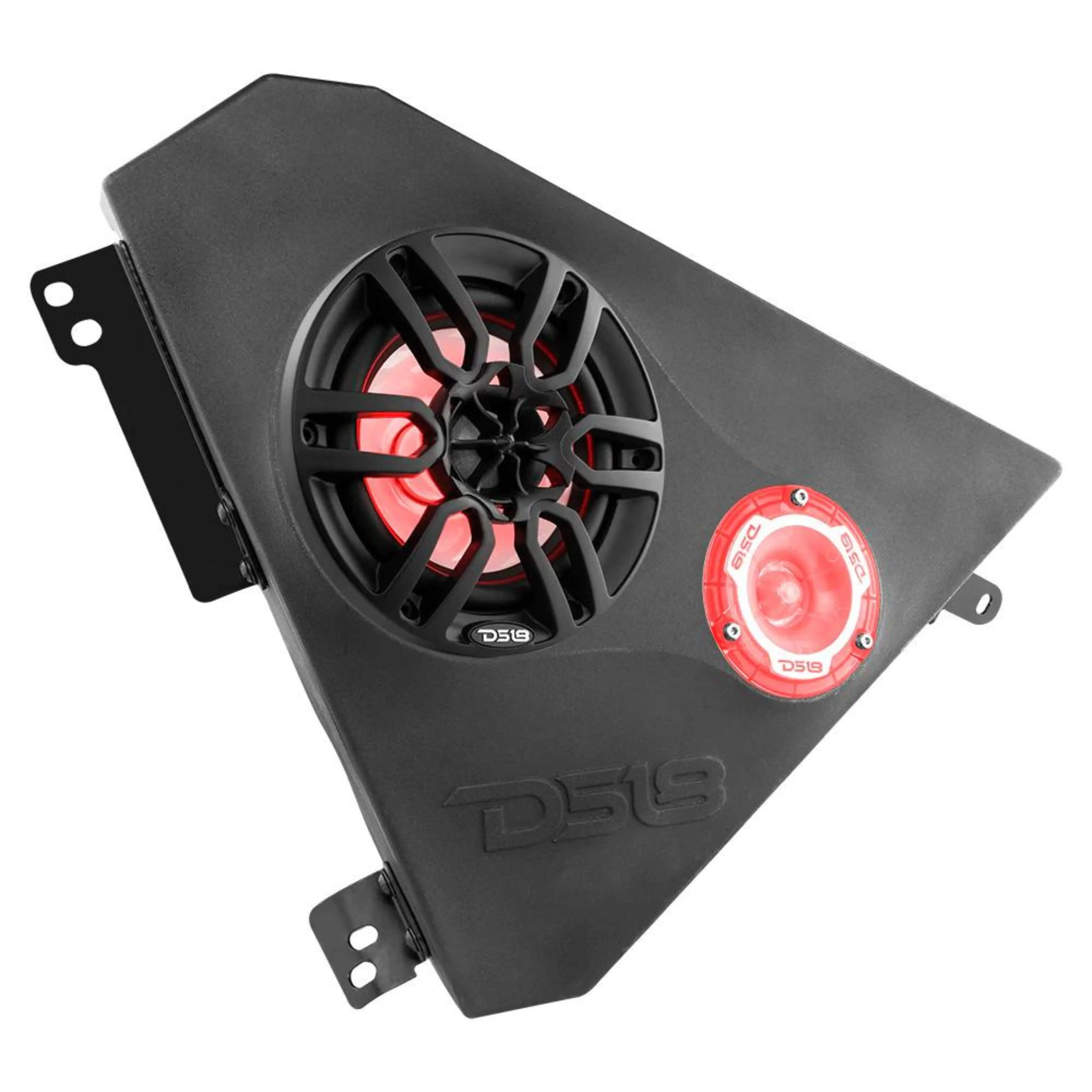 DS18 Slingshot Front Kick Panel 6.5" Enclosure Pair w/NXL-6BK & PRO-TW1L - Image 5