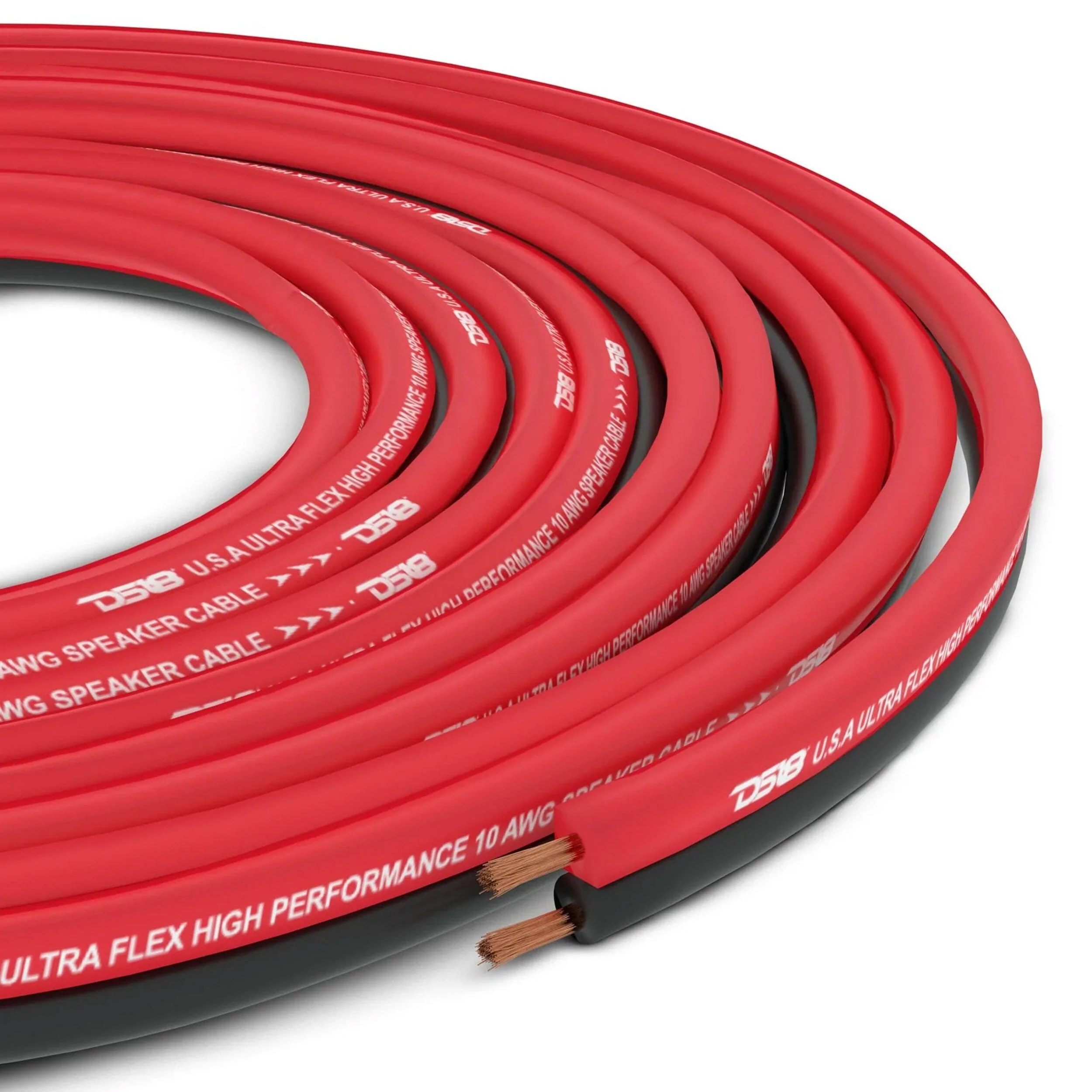 DS18 Ultra Flex 16GA CCA Speaker Wire/Cable Kit 100FT Red/Black - Image 4