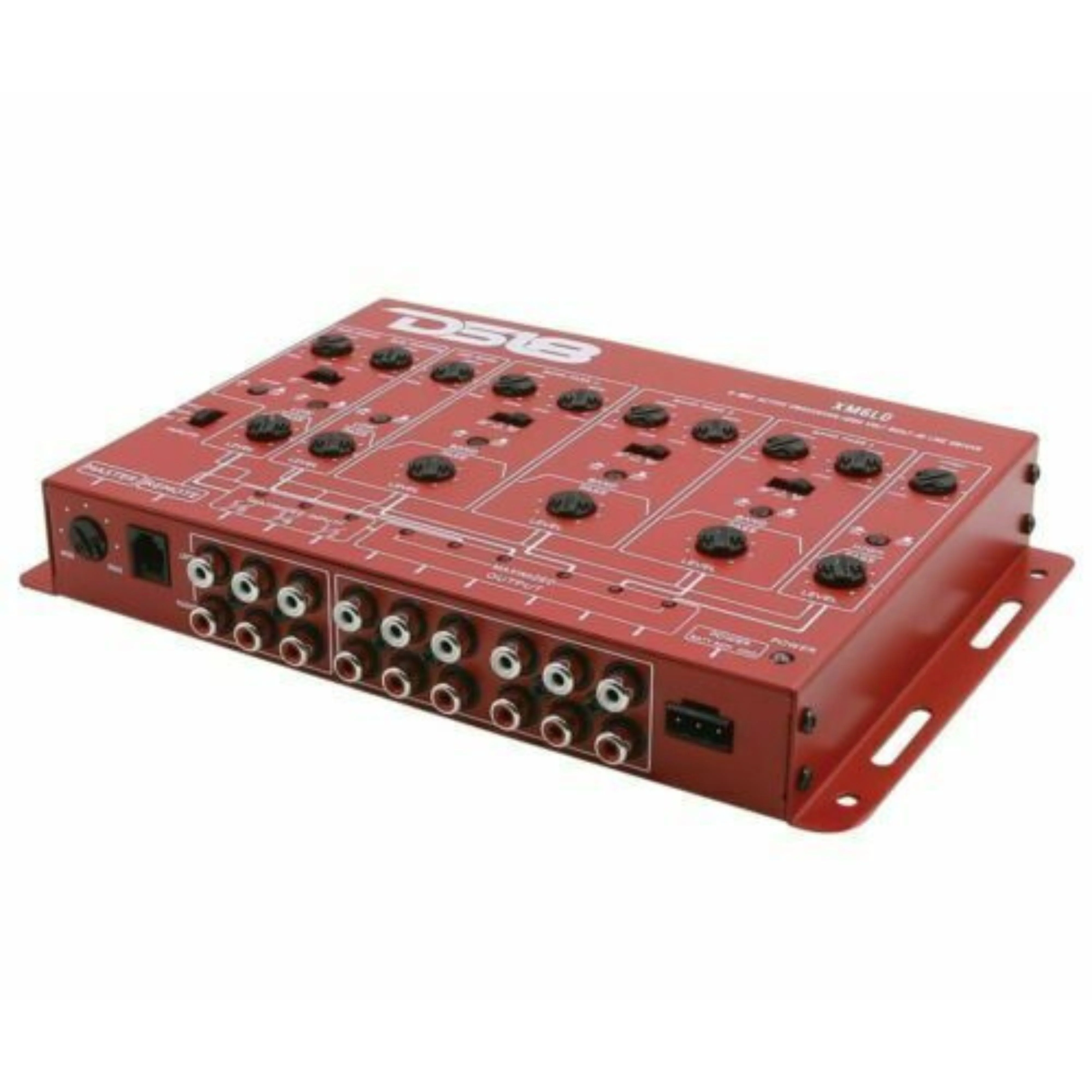 DS18 XM6LD High/Low Pass 6-Way Active Crossover with Remote Subwoofer Control - Image 3