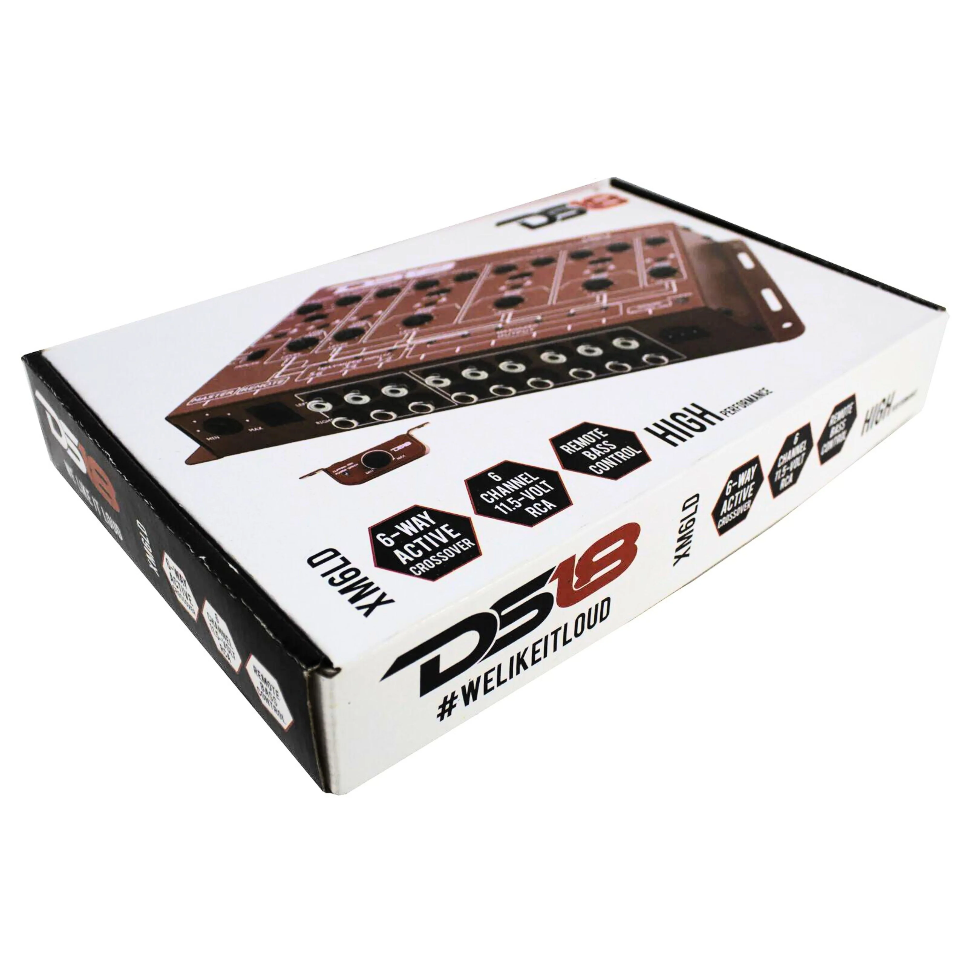 DS18 XM6LD High/Low Pass 6-Way Active Crossover with Remote Subwoofer Control - Image 5