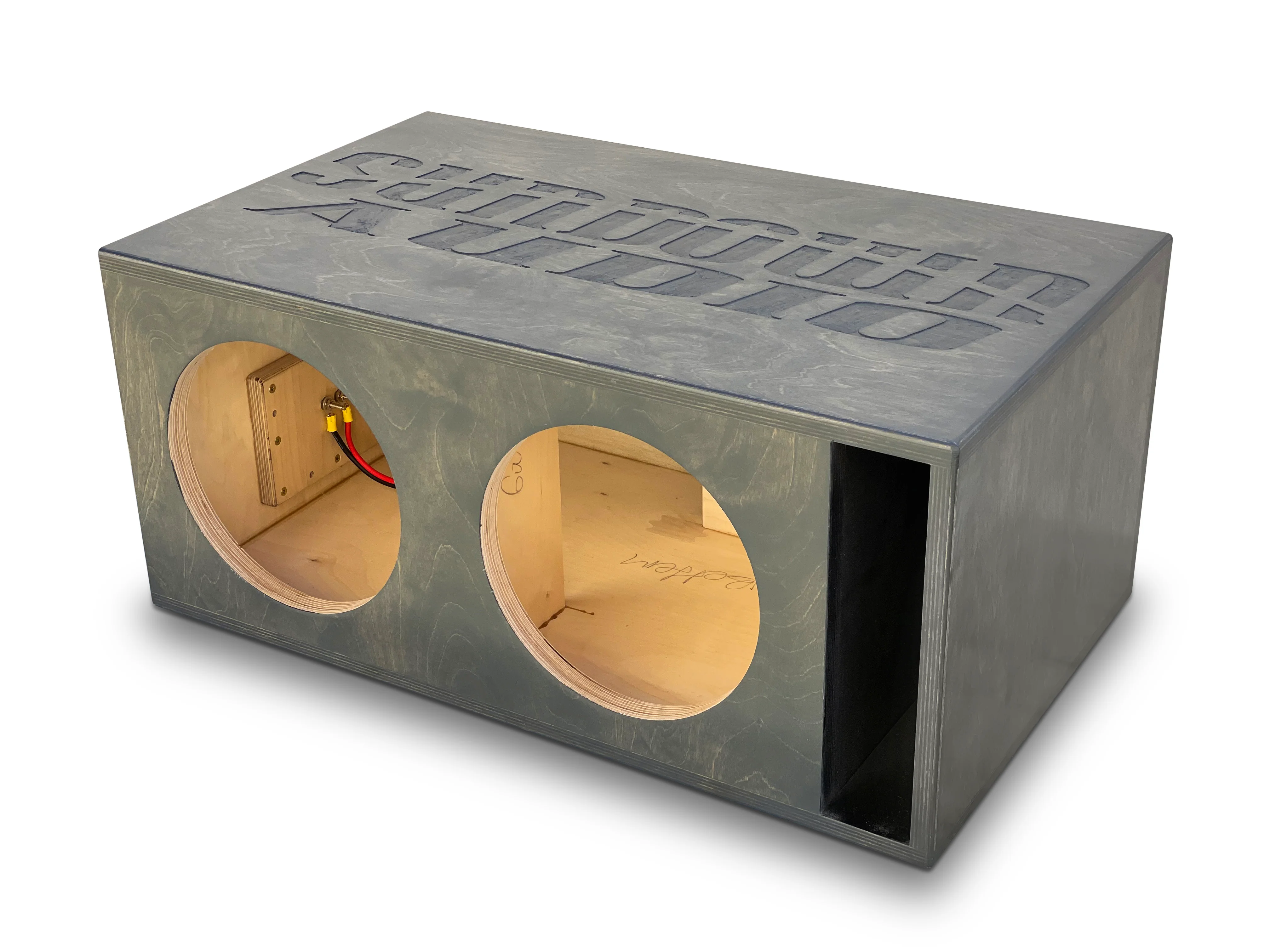 Dual 10" Birch Ported Subwoofer Box for Sundown v5 NS Series - Image 2