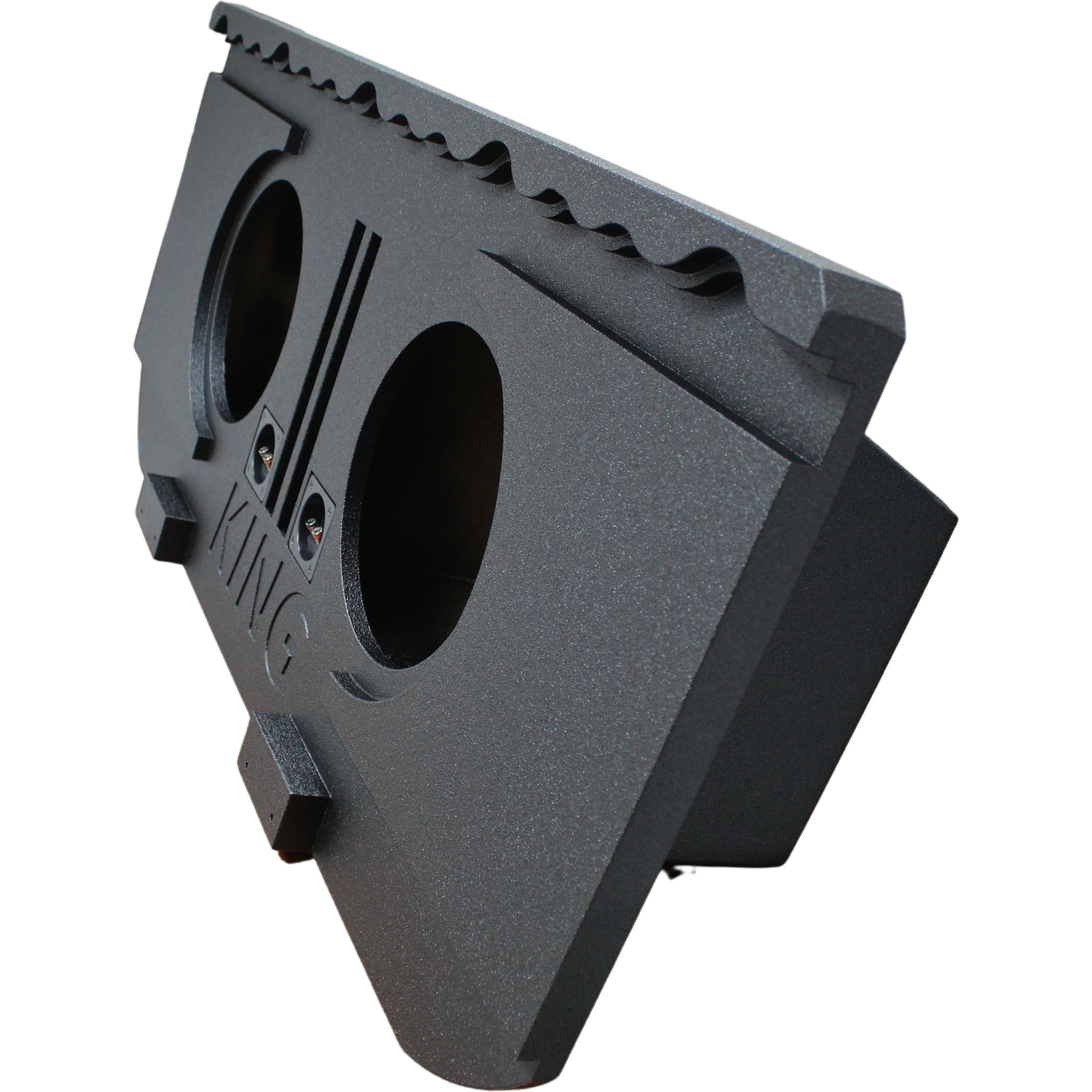 Dual 12" Ported Sprayed Finish King Box for Avalanche/Escalade Midgate Enclosure - Image 4