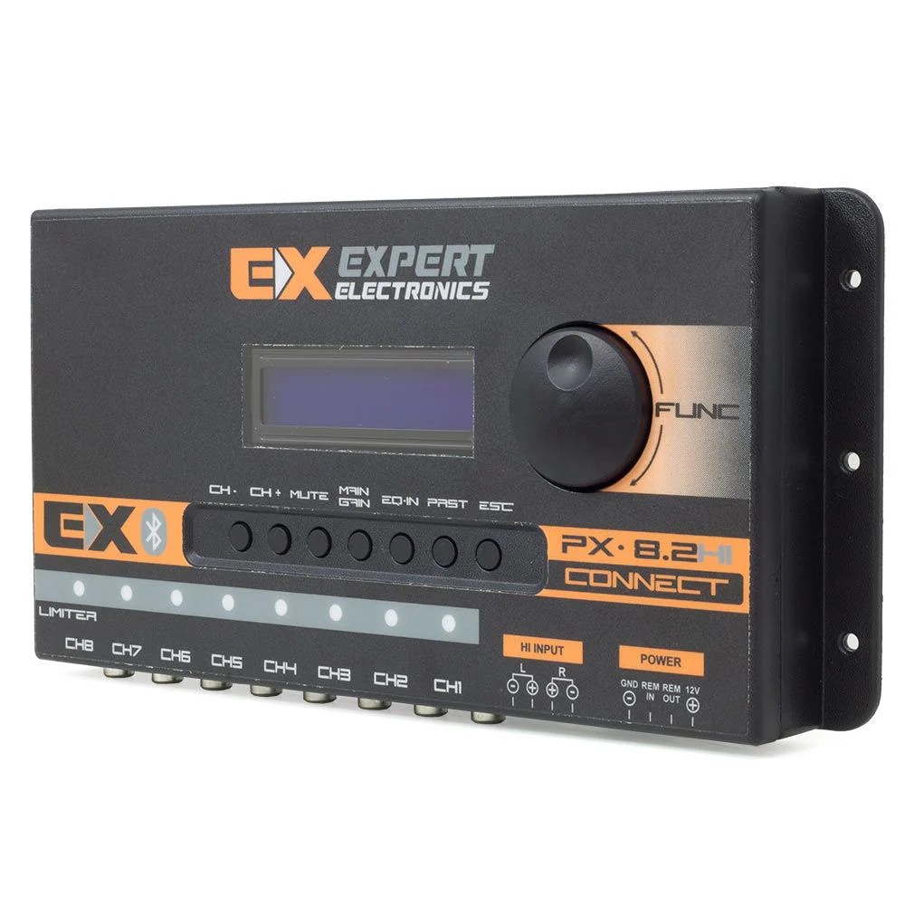 Expert Electronics 8CH Bluetooth Equalizer 15 Band Sound Processor PX8.2 Connect - Image 3