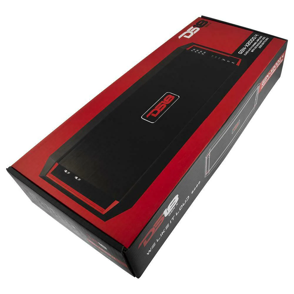 DS18 Full Range Class AB 4 Channel 2000 Watts 2 Ohm Amplifier GEN-X2000.4 - Image 7