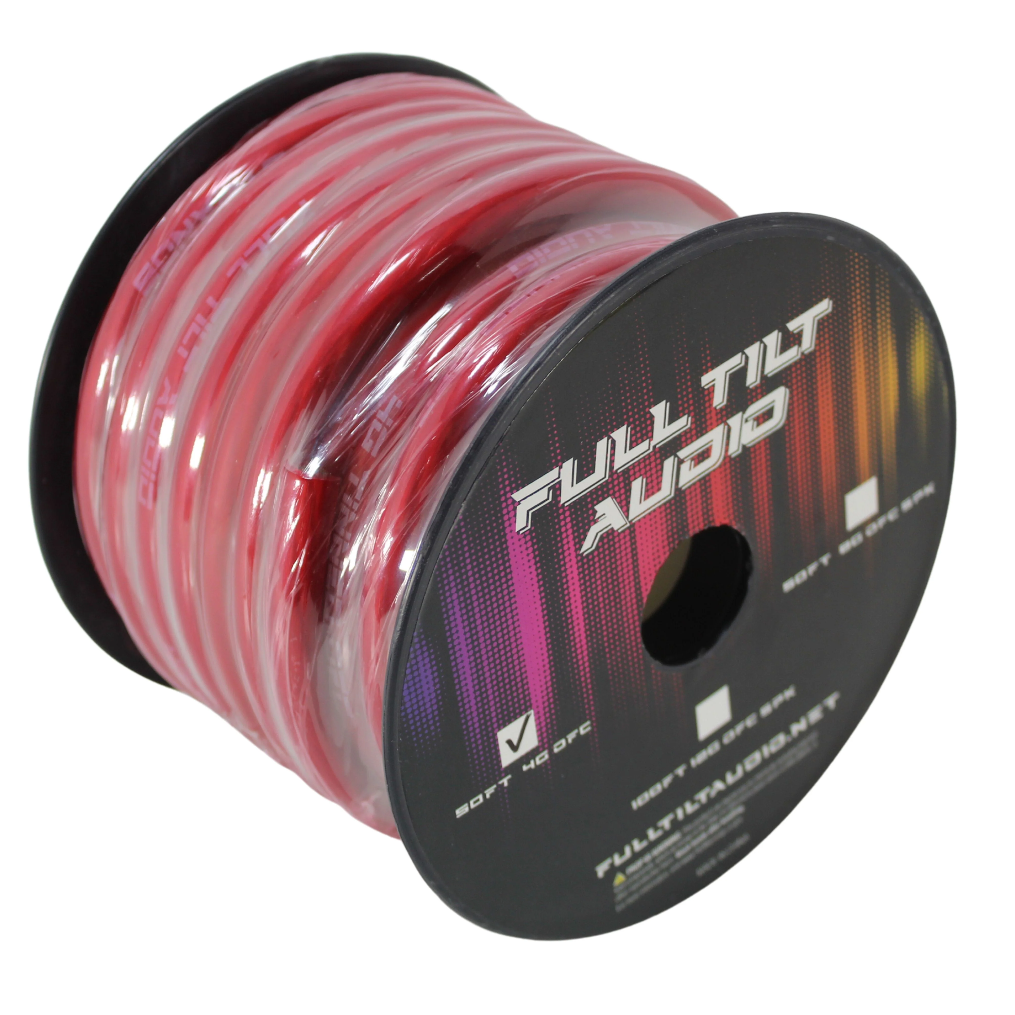 Full Tilt 4 Gauge Red OFC Power/Ground Cable/Wire OFC Lot Cut By The Foot - Image 4