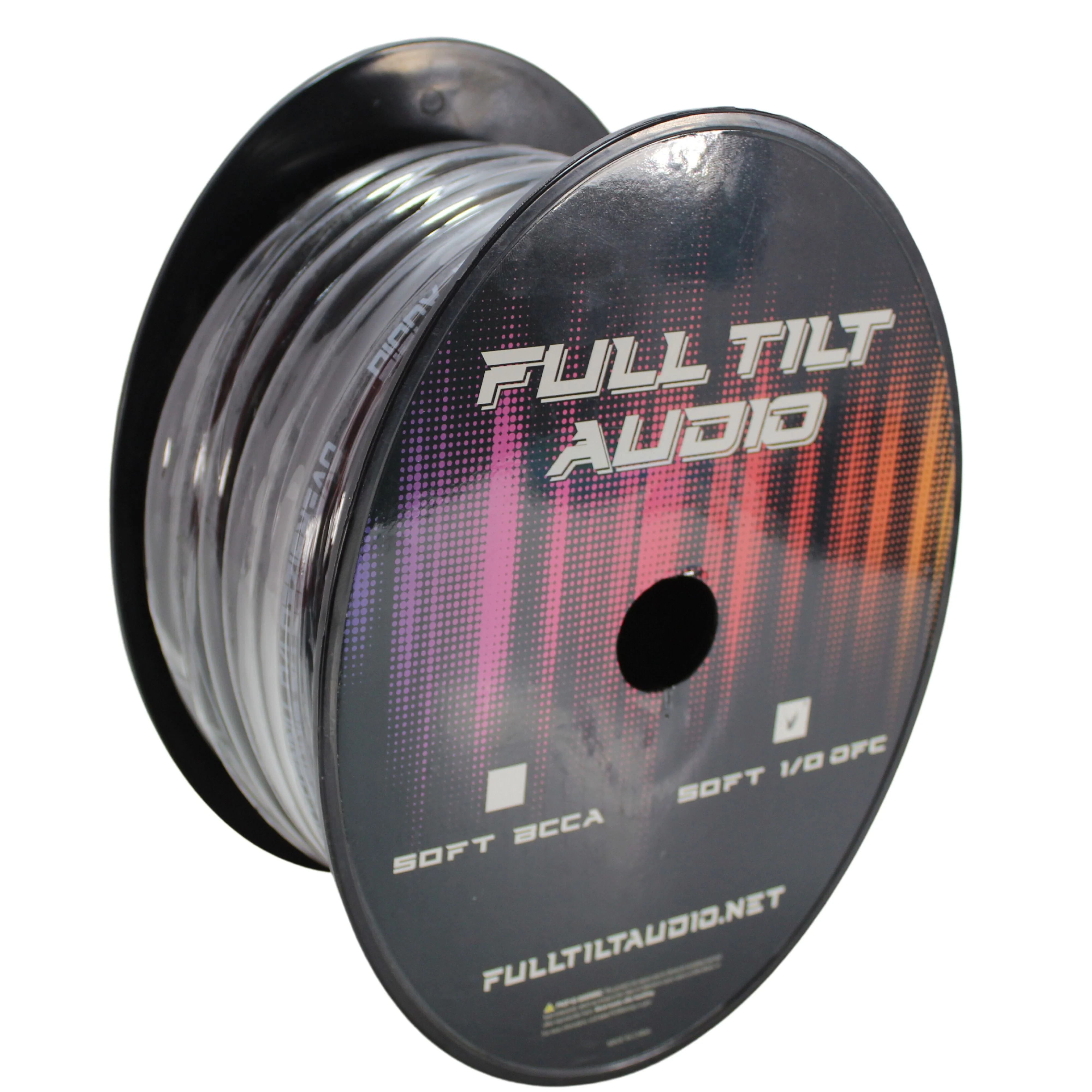 Full Tilt Audio 1/0 Gauge Tinned Oxygen Free Copper OFC Power/Ground Wire Black Lot - Image 4