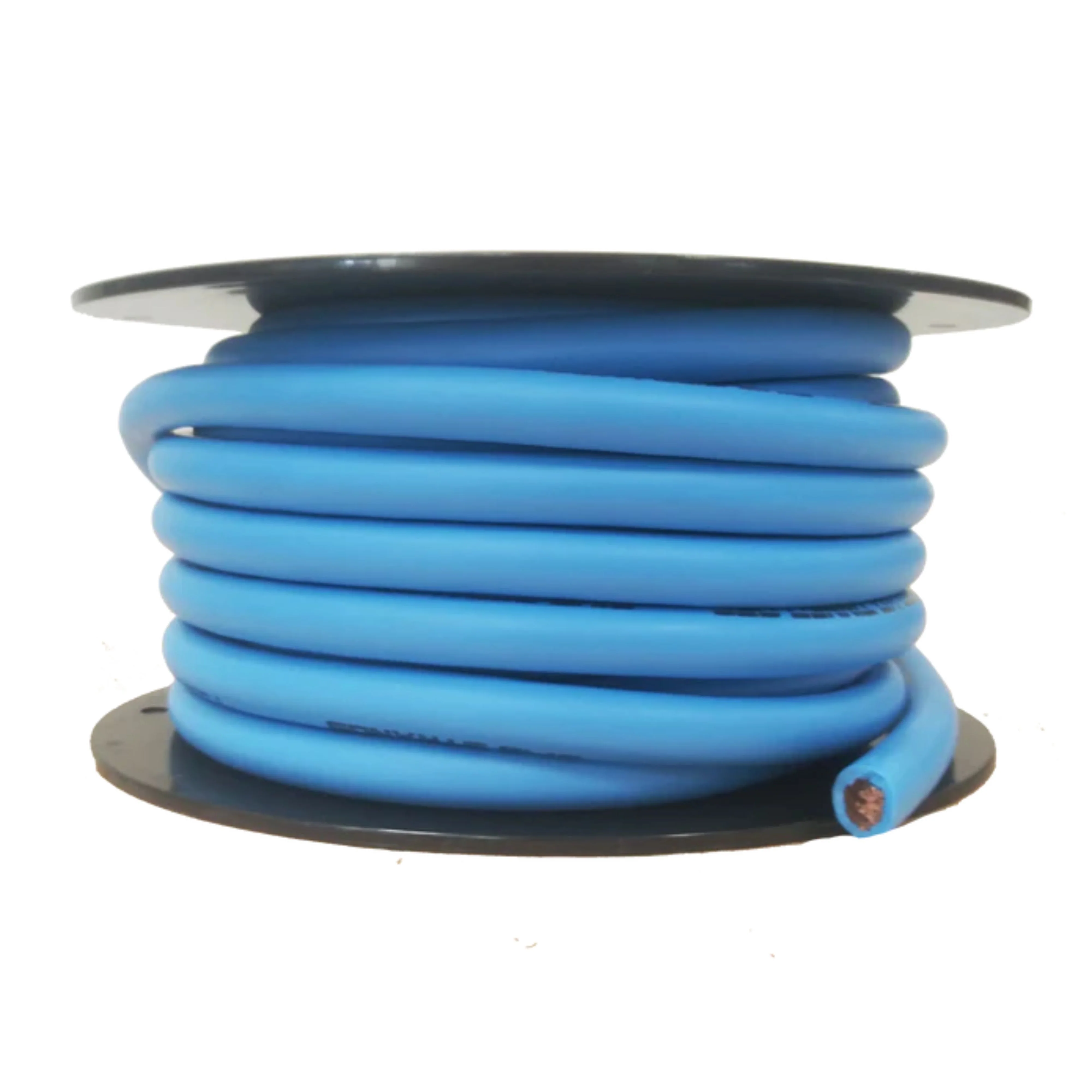 Full Tilt Audio 0 GA Tinned OFC Power/Ground Wire Light Blue Lot Cut By The Foot - Image 3