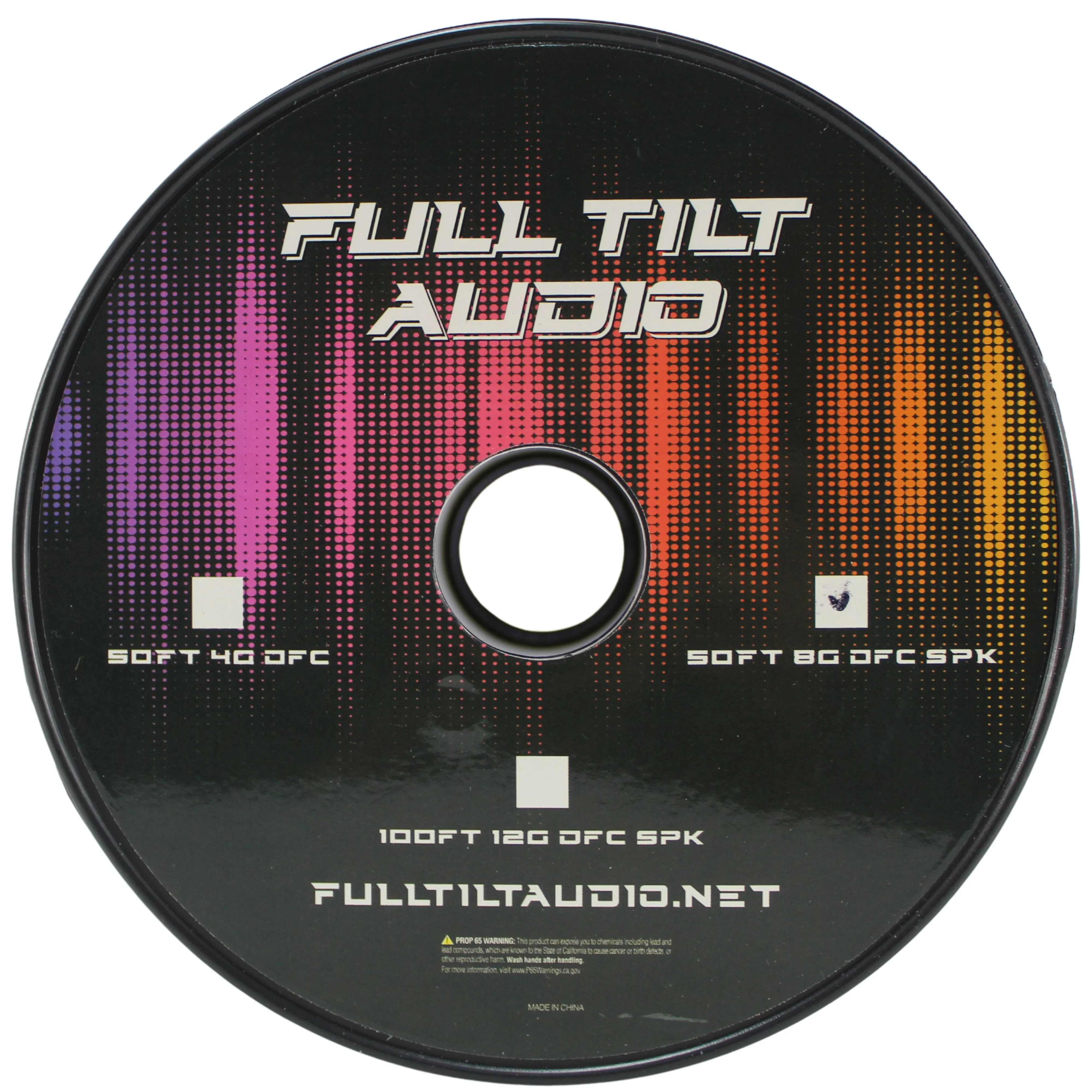 Full Tilt Audio 8 Gauge Tinned OFC Speaker Wire Purple/Black Lot Cut By The Foot - Image 3