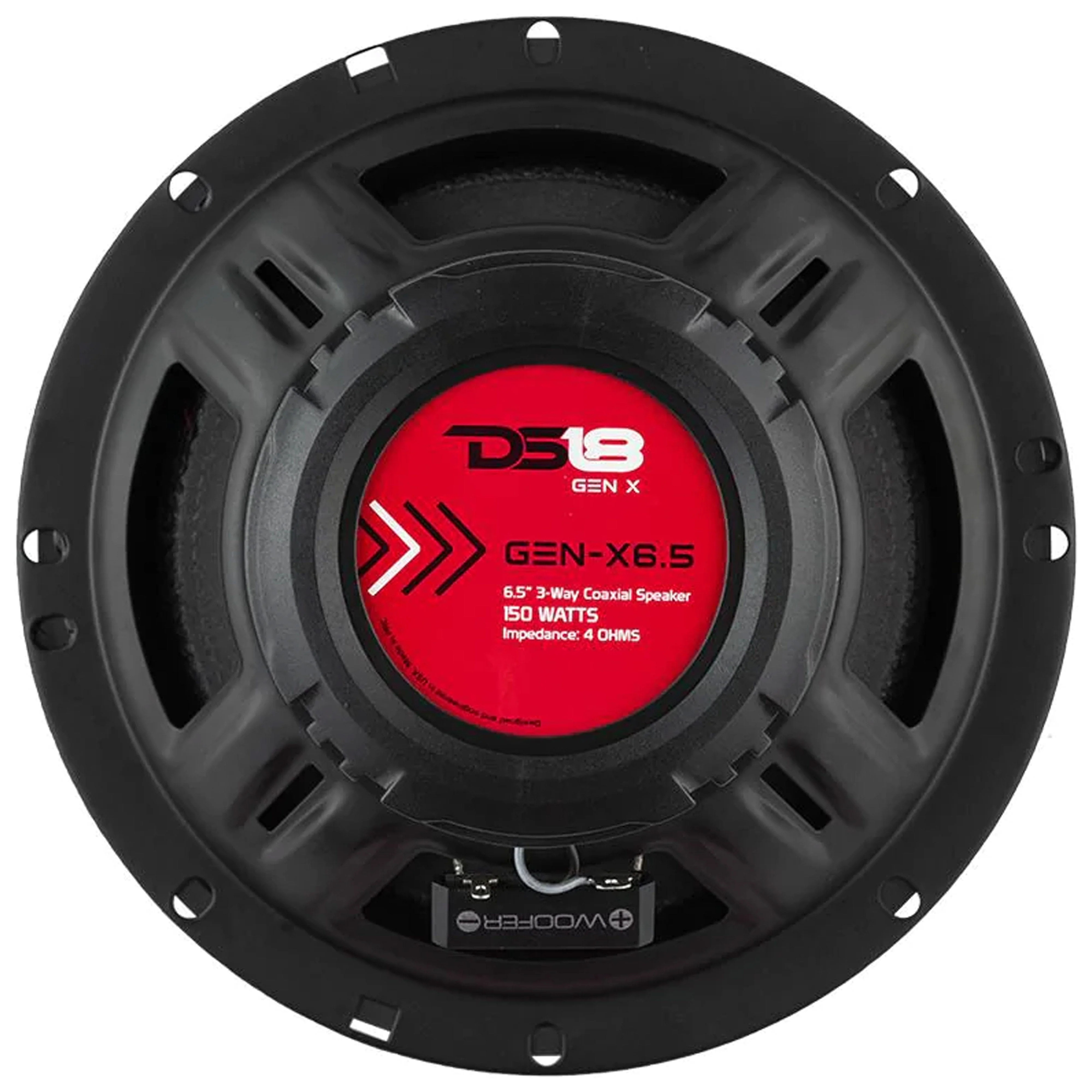 GEN-X6.5 DS18 6.5" 3-way Car Door Speakers 300 Watts 4 Ohm Coaxial Speakers - Image 6