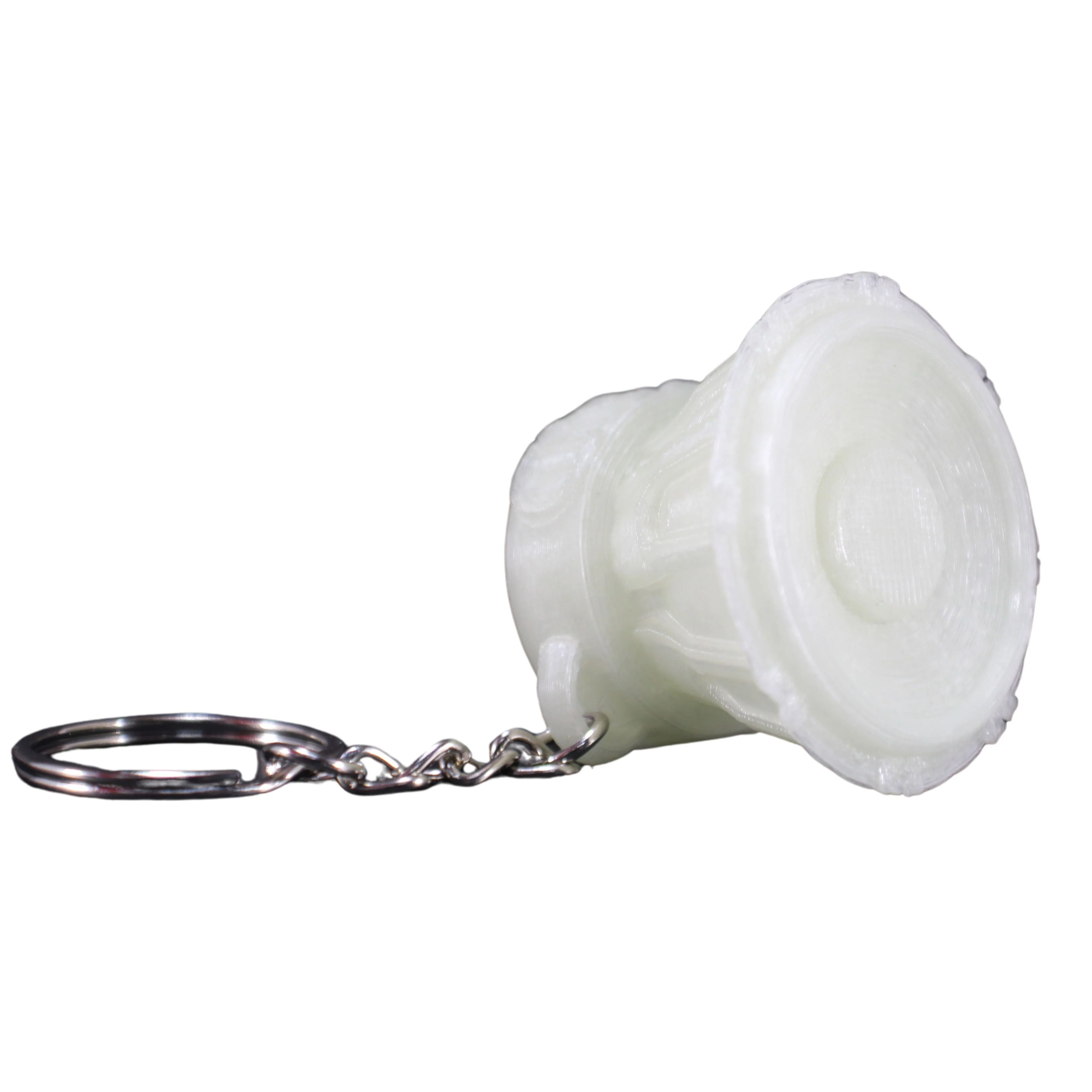 Glow in the Dark 3D Printed "Bass Head" Subwoofer Keychain - Multiple Colors - Image 7