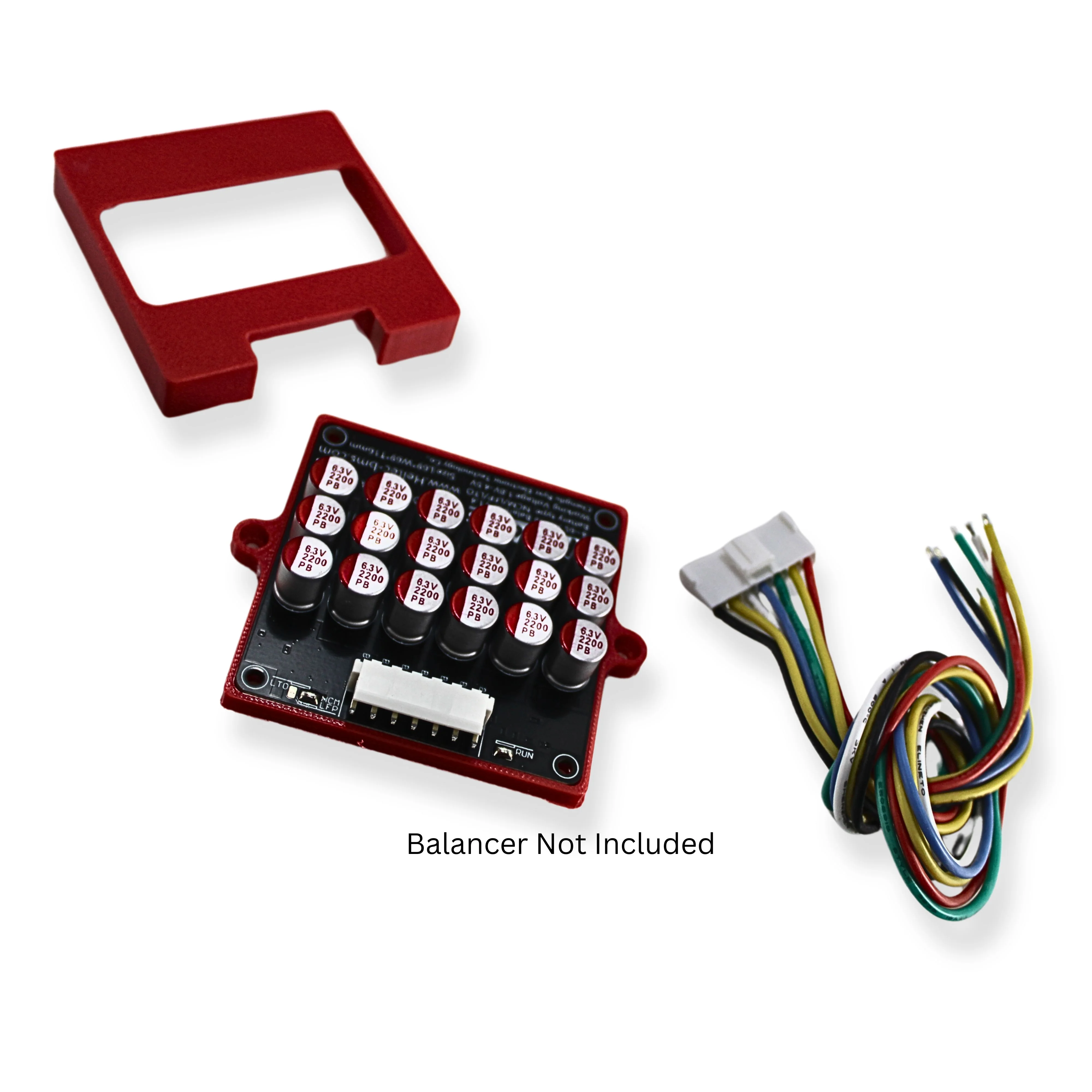 Heltec BMS 4-6S Balancer ABS Protective Case (Red) / 6S-BALANCER-CASE - Image 6