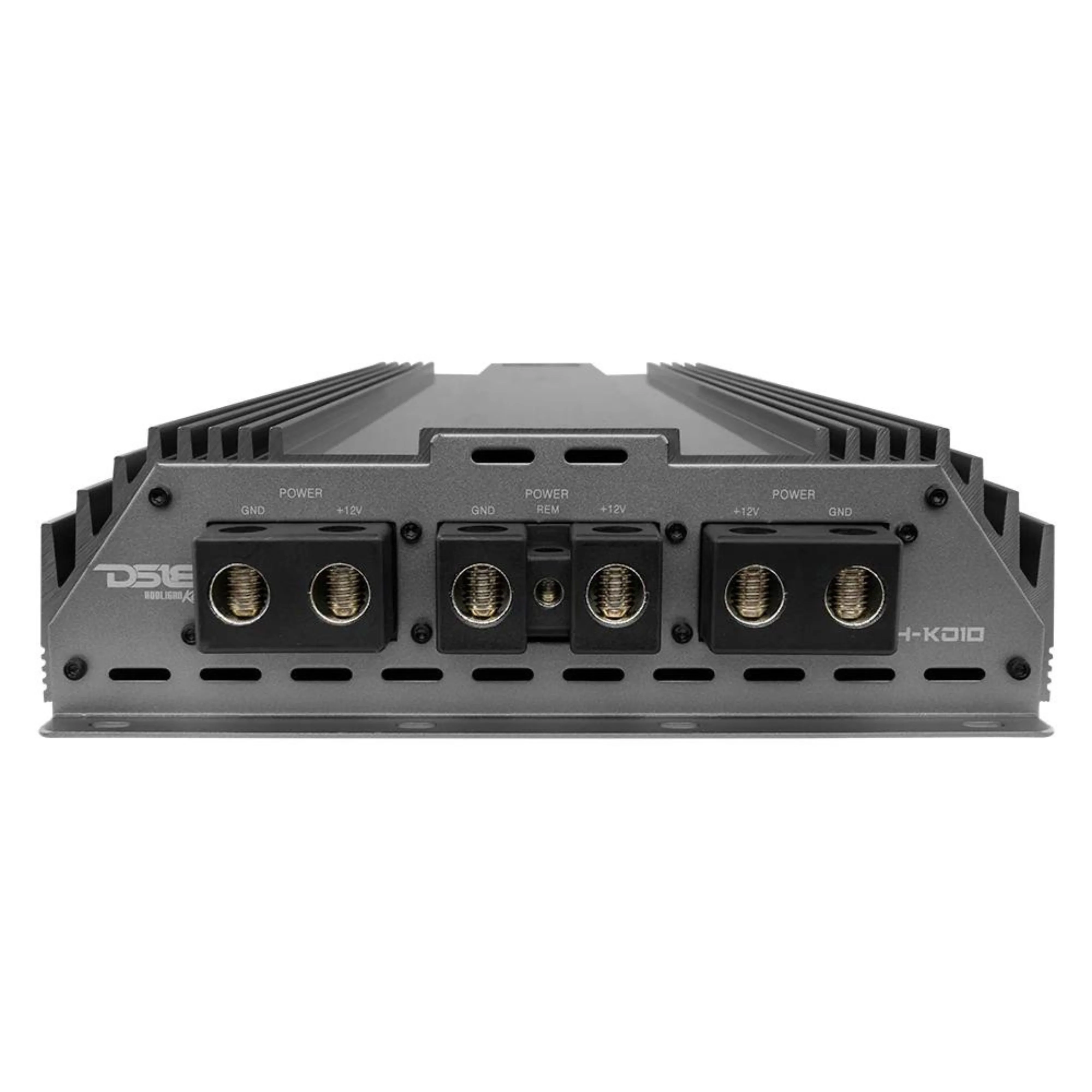 DS18 Hooligan KO Series Silver Monoblock 10K Watt 1-Ohm Amplifier H-KO-10/TI - Image 4