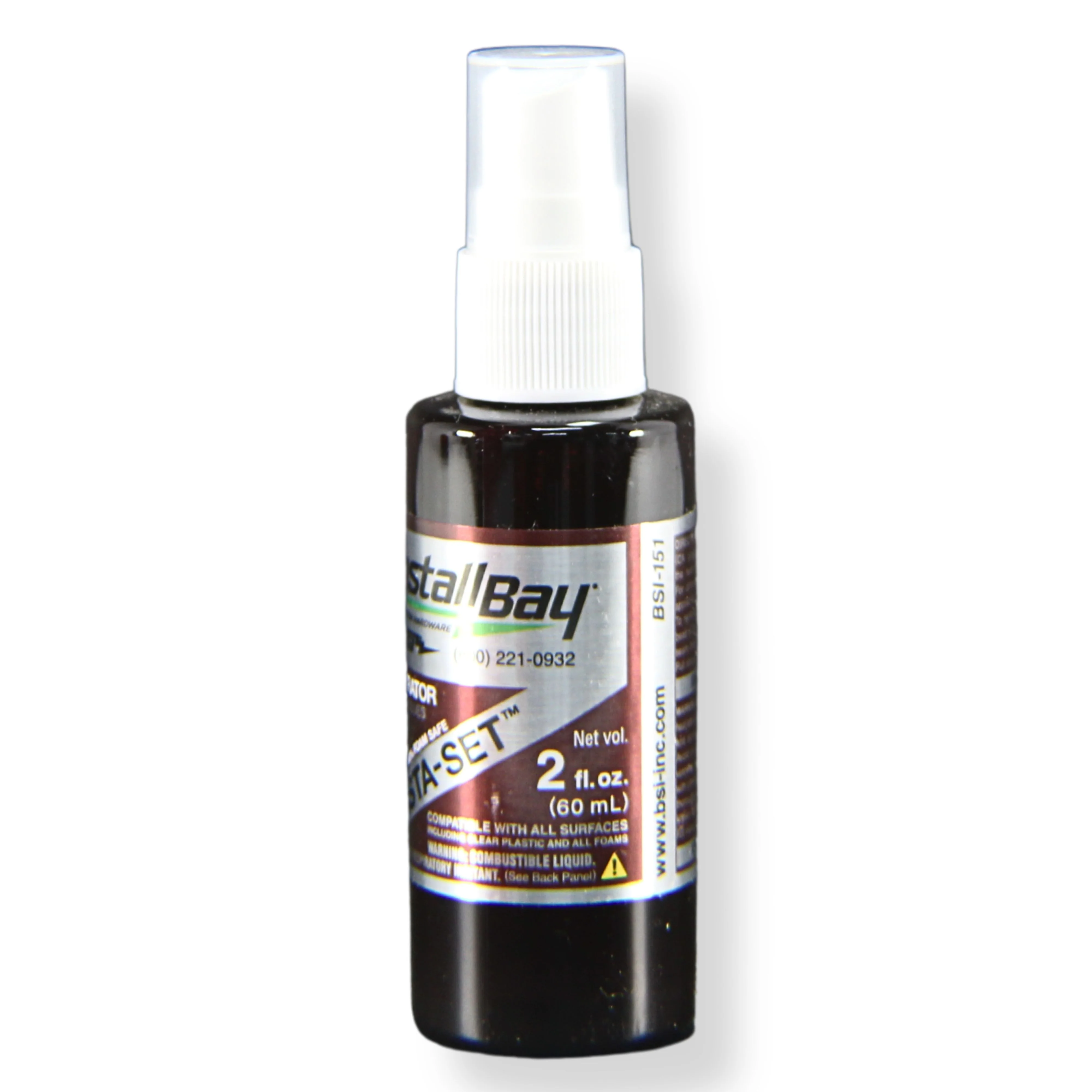 INSTA-SET CA Glue Accelerator Spray Fast-Curing Catalyst 2 o.z Gap Filling Medium - Image 3