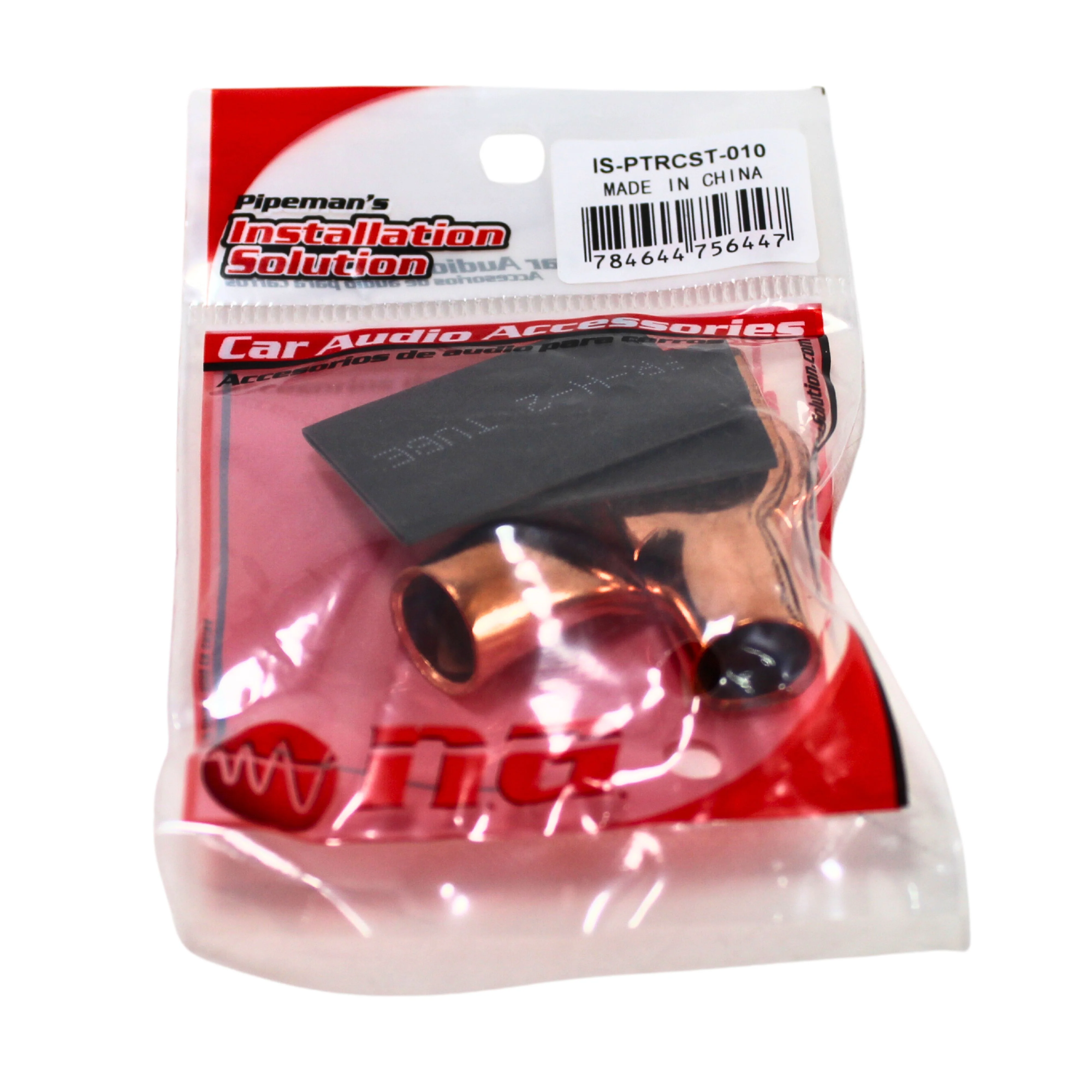 Pair of 0 Gauge 5/16 Inch Solder style Copper Ring Terminal Lugs w/ Heatshrink - Image 4