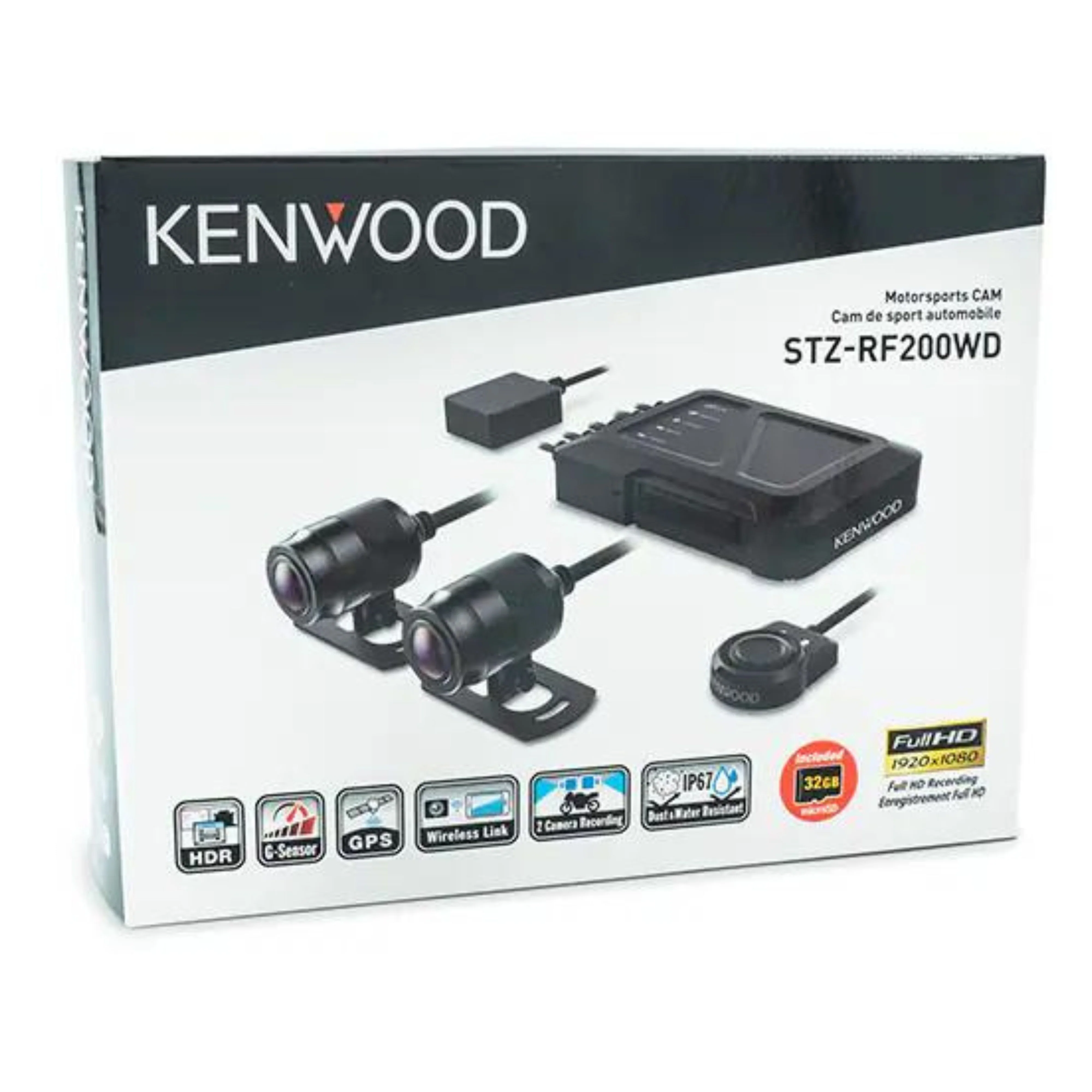 Kenwood 2MP HD Dash Cam With GPS & Rear-View Camera Plus Kenwood 1M Extension cable - Image 5