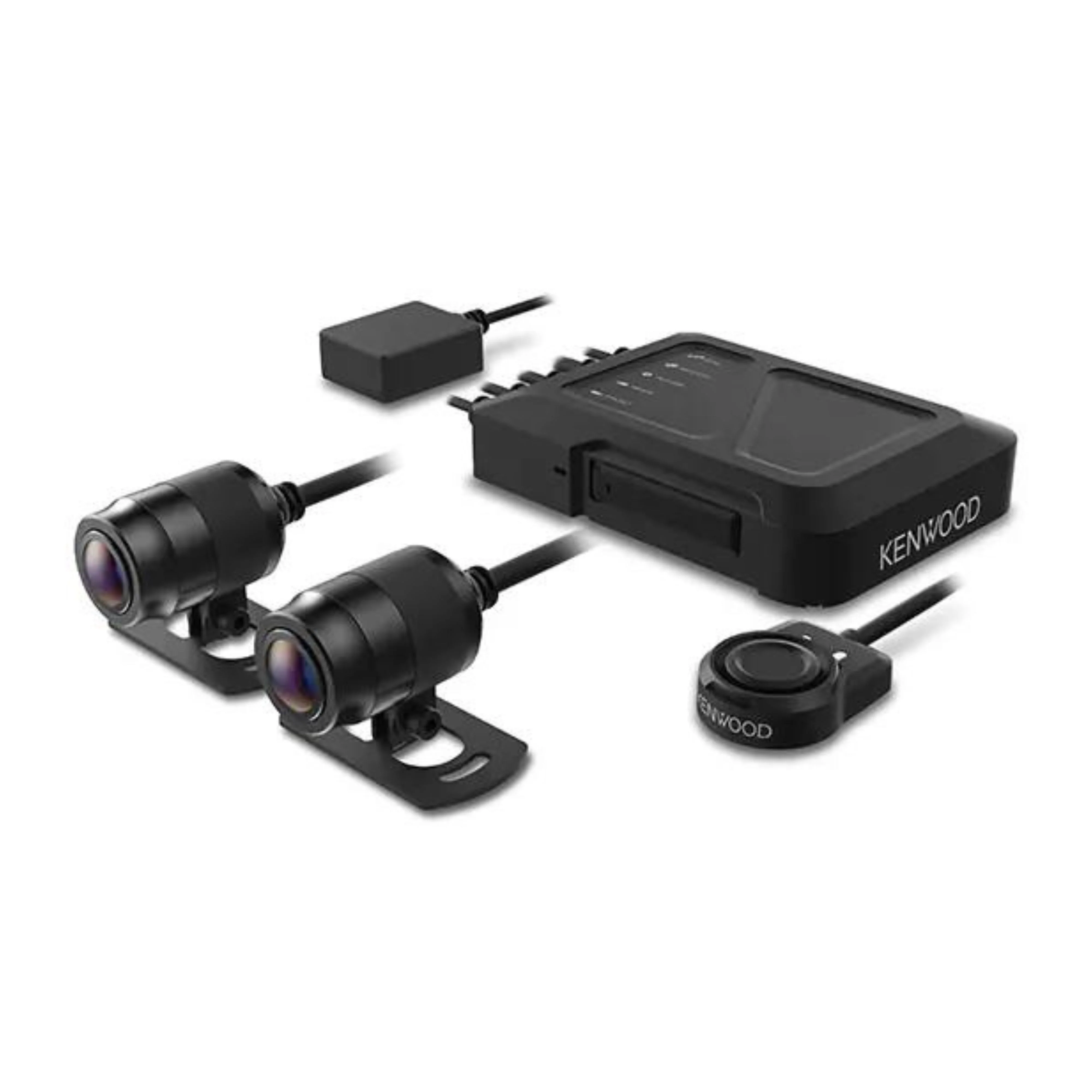 Kenwood 2MP HD Dashcam W/ GPS & Rearview Camera | Kenwood x2 3M Extension cables - Image 2