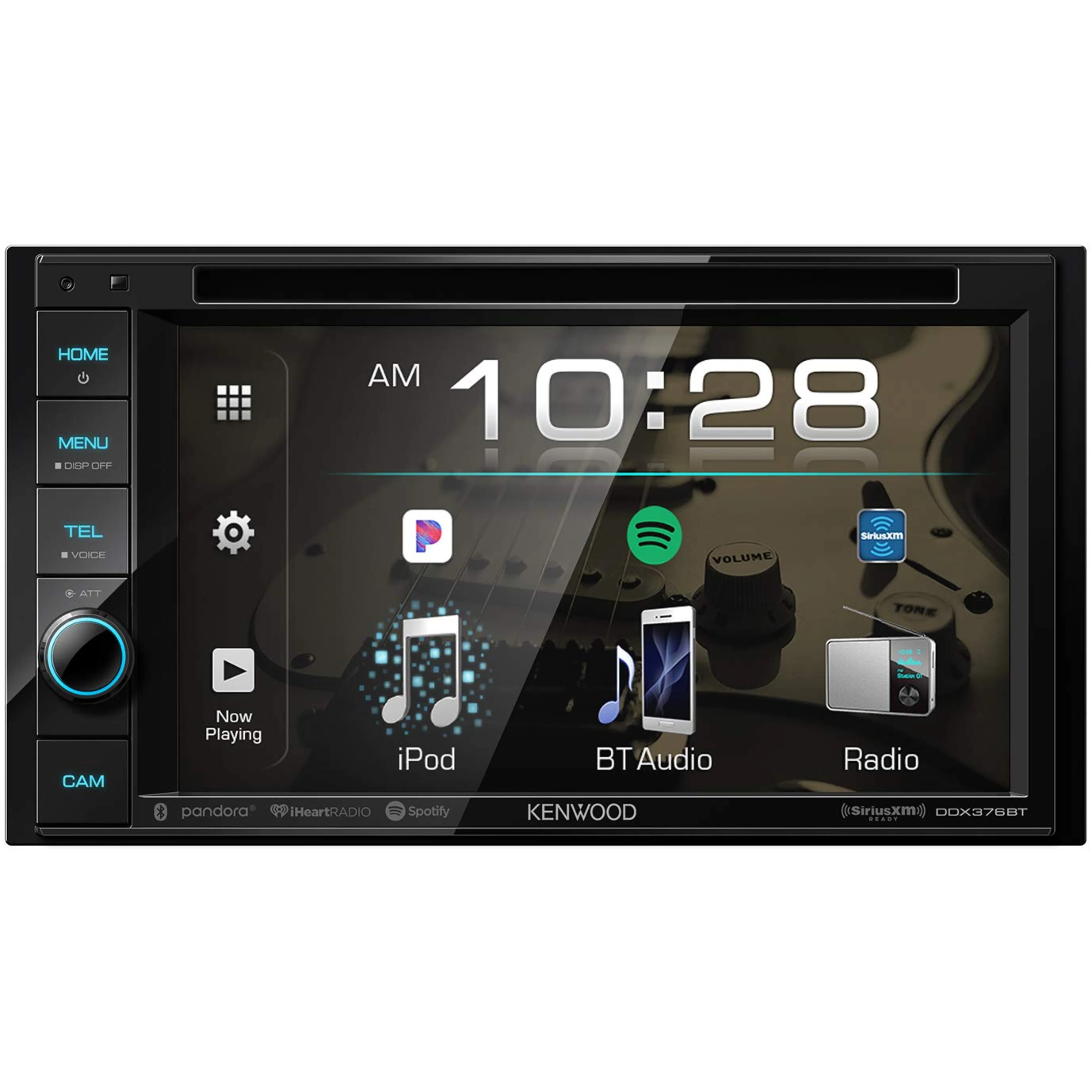 Kenwood 6.2" in-Dash Car DVD Monitor Bluetooth Receiver w/USB/AUX DDX376BT - Image 2