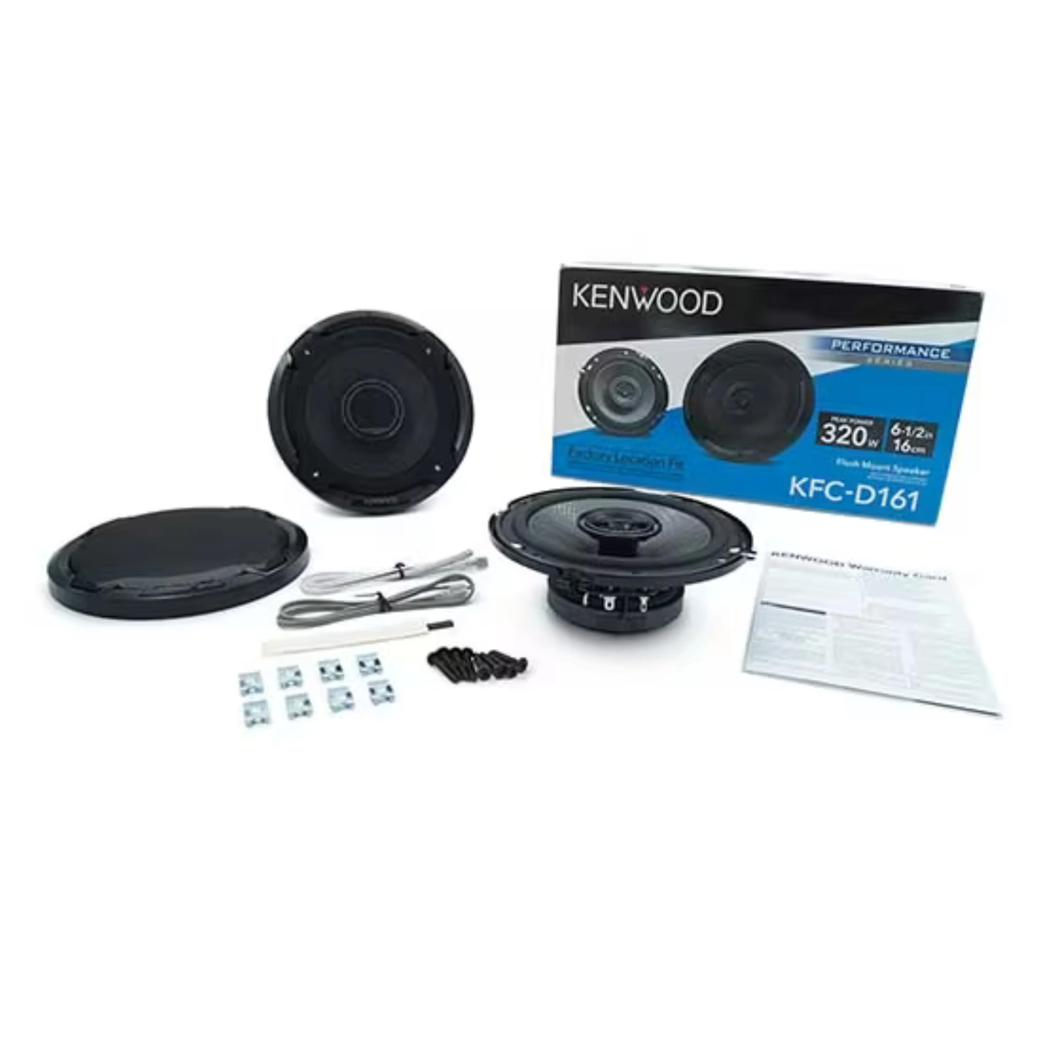 Kenwood 6.5" 2-Way 320W Performance Series Car Speaker System KFC-D161 - Image 7