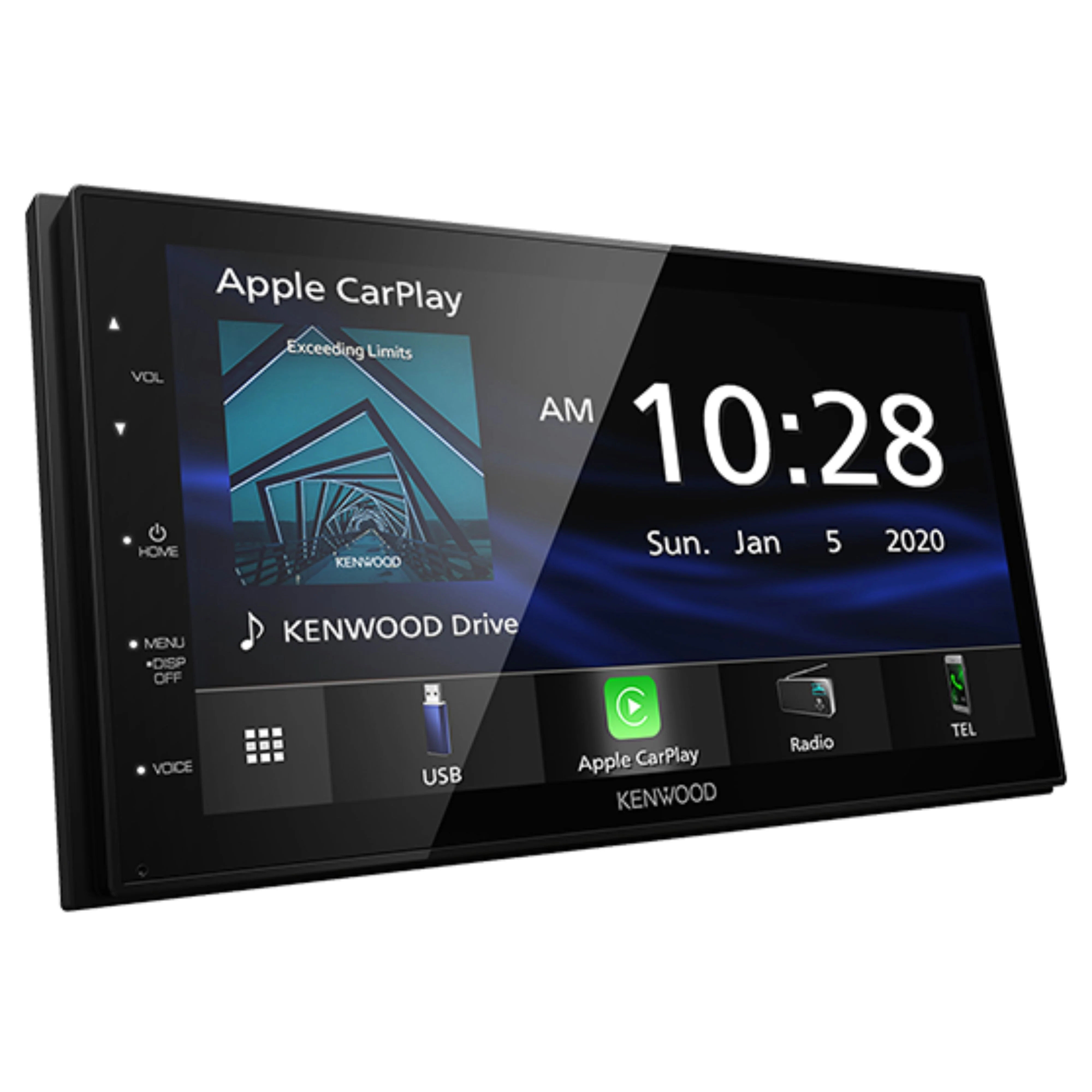 Kenwood 6.8" Shallow Chassis MultiMedia Receiver CarPlay/Andorid Auto KW-DMX47S