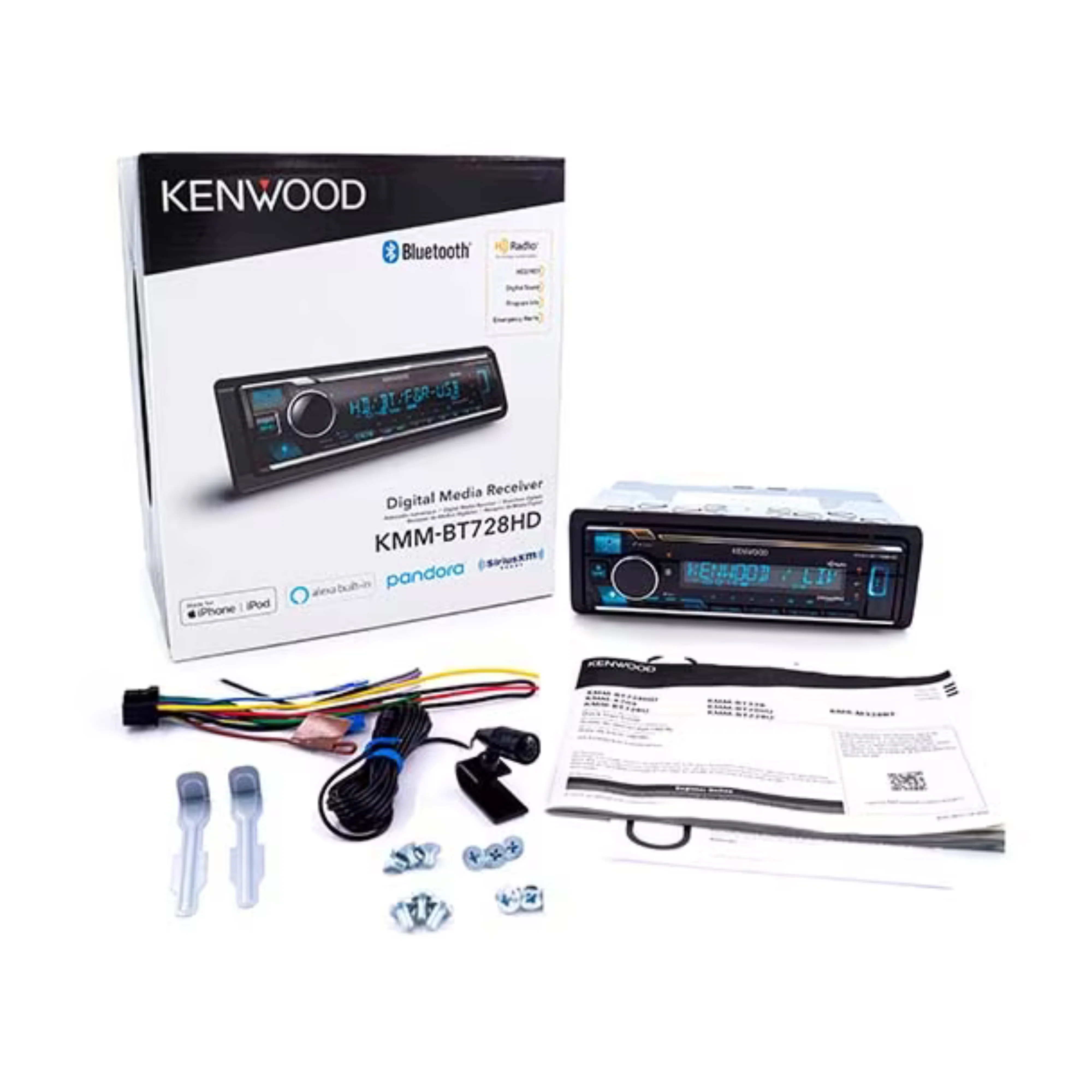 Kenwood Bluetooth Car Stereo with USB Port, AM/FM Radio, MP3 Player KMM-BT38 - Image 4