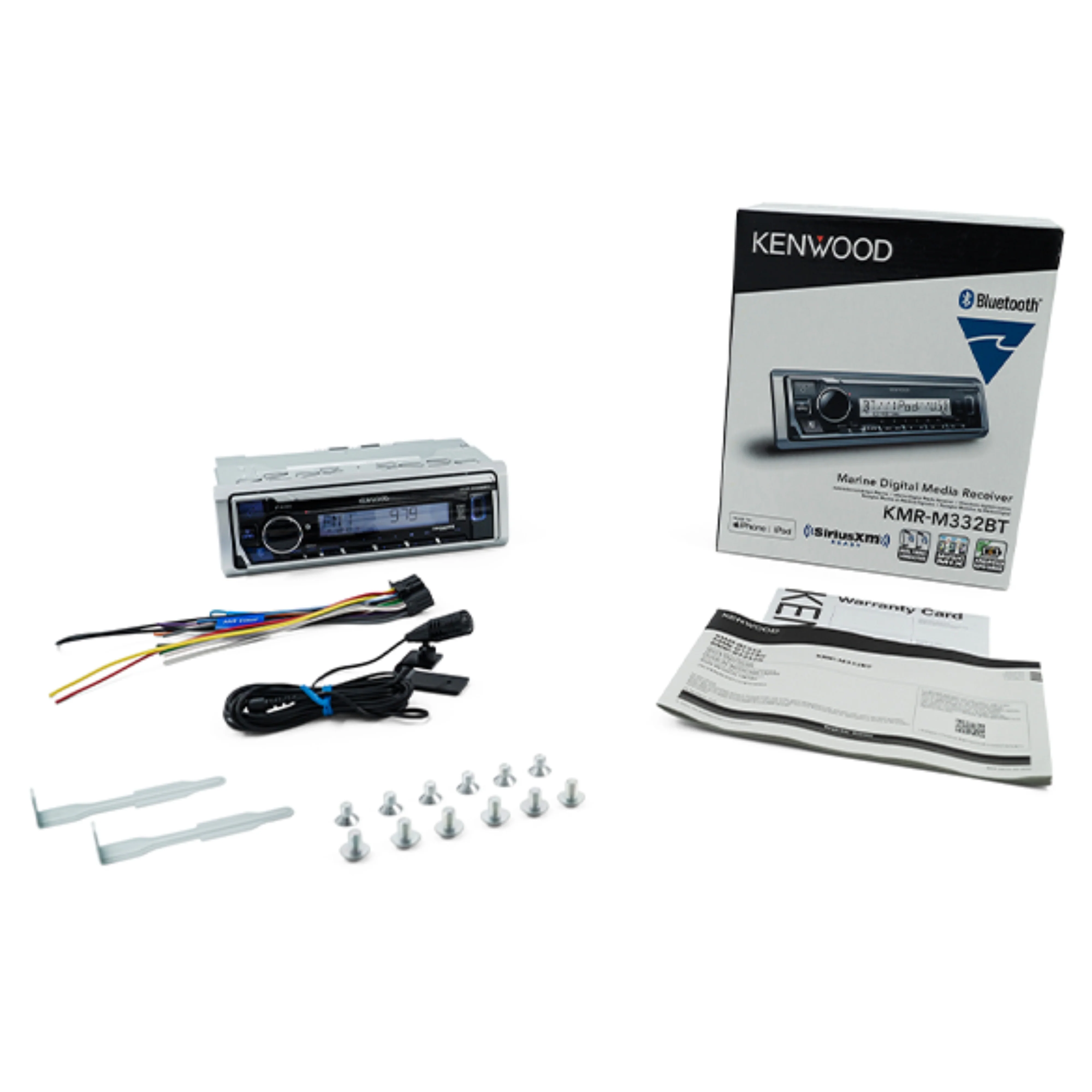 Kenwood Digital Media Receiver /w Bluetooth & (4) 6.5" Marine/Motorsports Speakers - Image 4