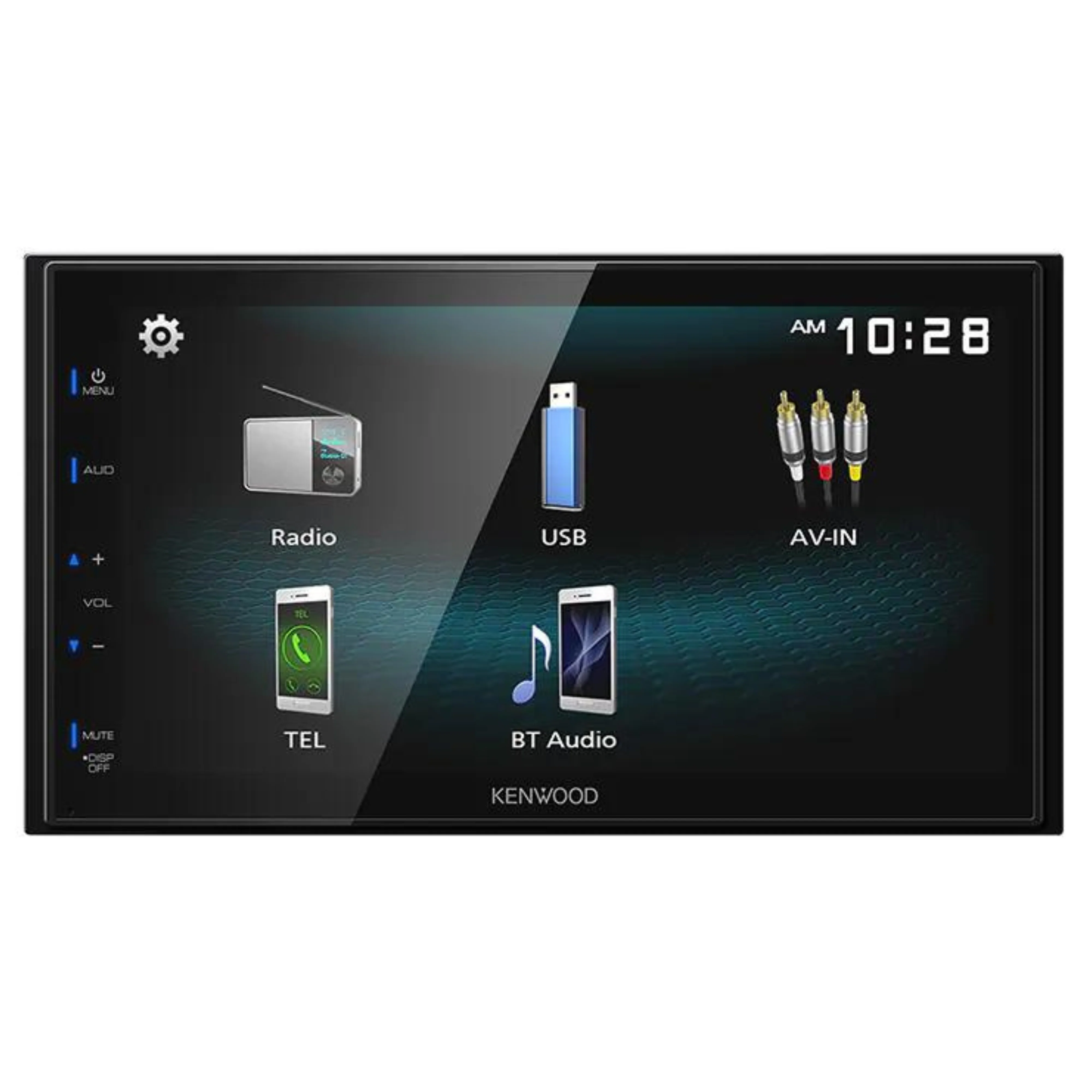 Kenwood DMX125BT Digital Multimedia Receiver & Kenwood Universal backup camera - Image 2