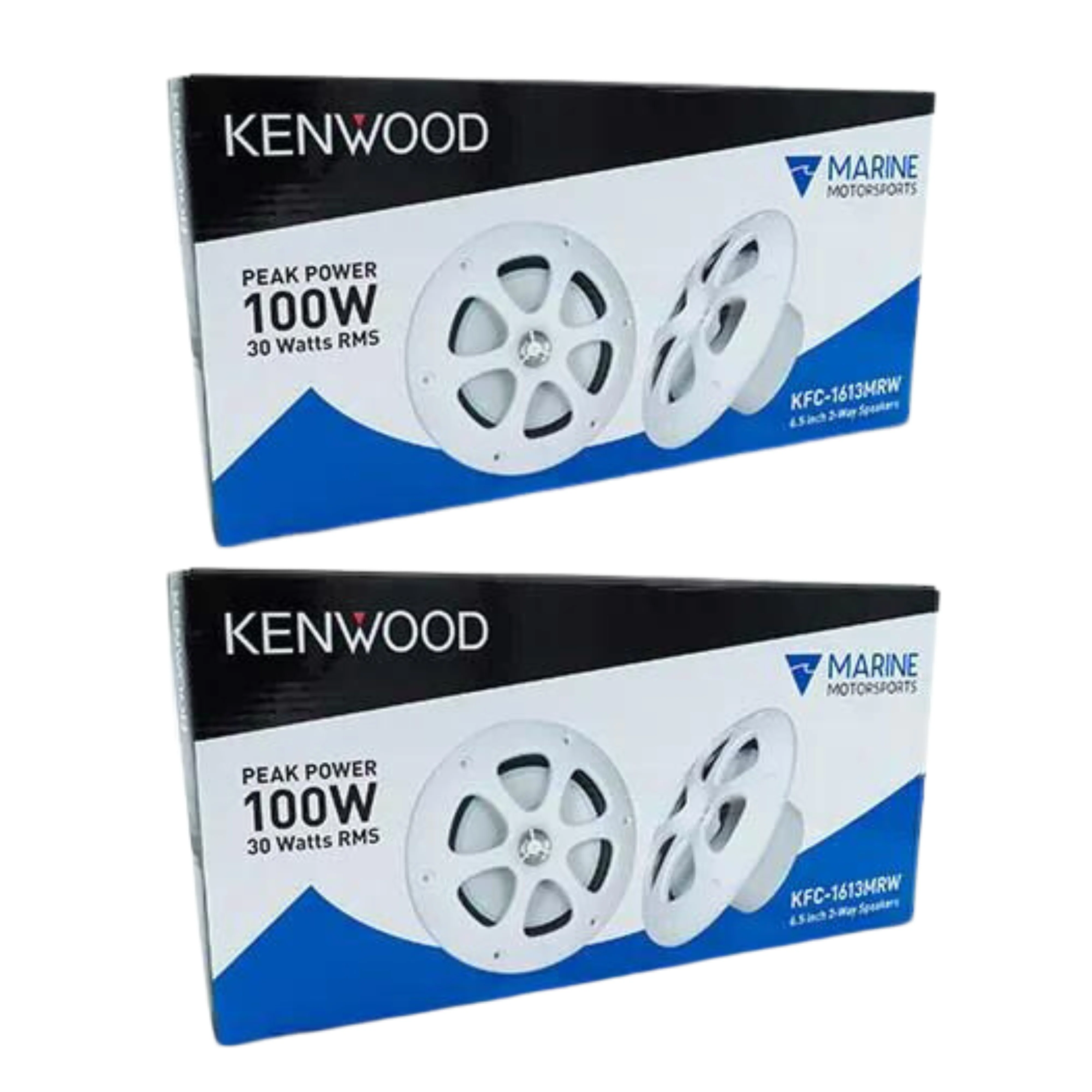 Kenwood Marine Bluetooth Single DIN CD Receiver W/ Four 6.5" Coax Speakers - Image 6