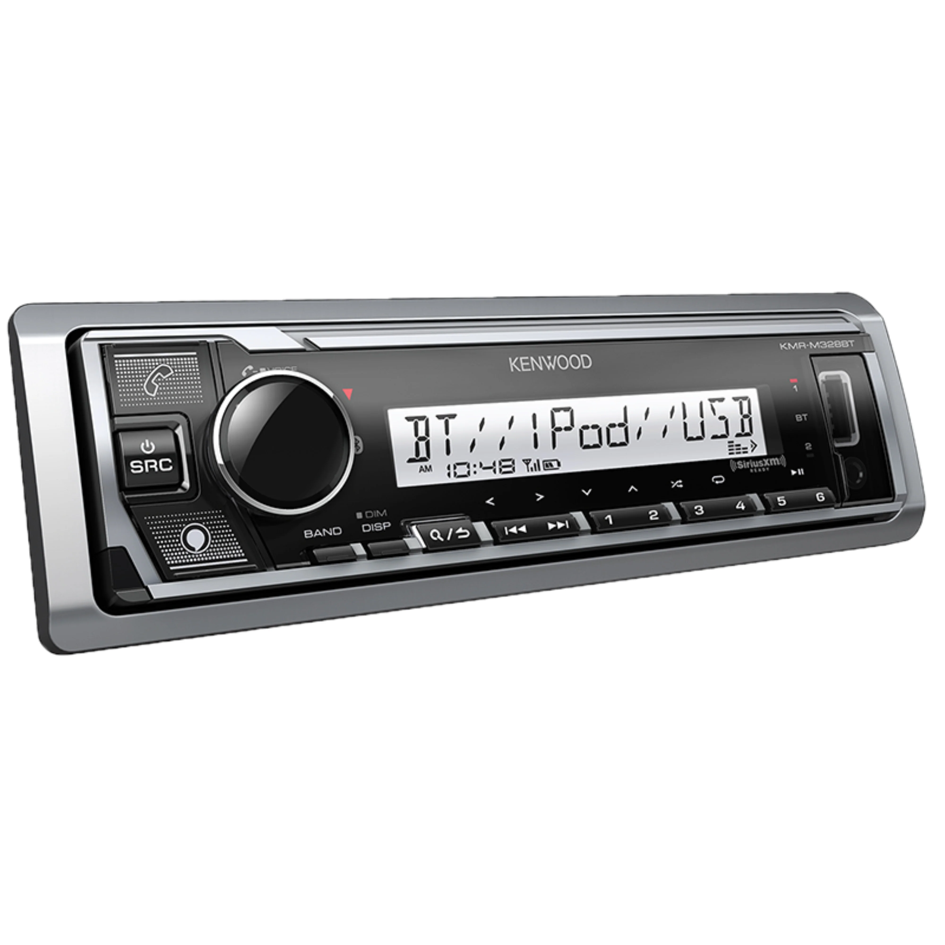 Kenwood Marine Digital Media Receiver and KFC-1633MRW Marine 2-way Speakers - Image 2
