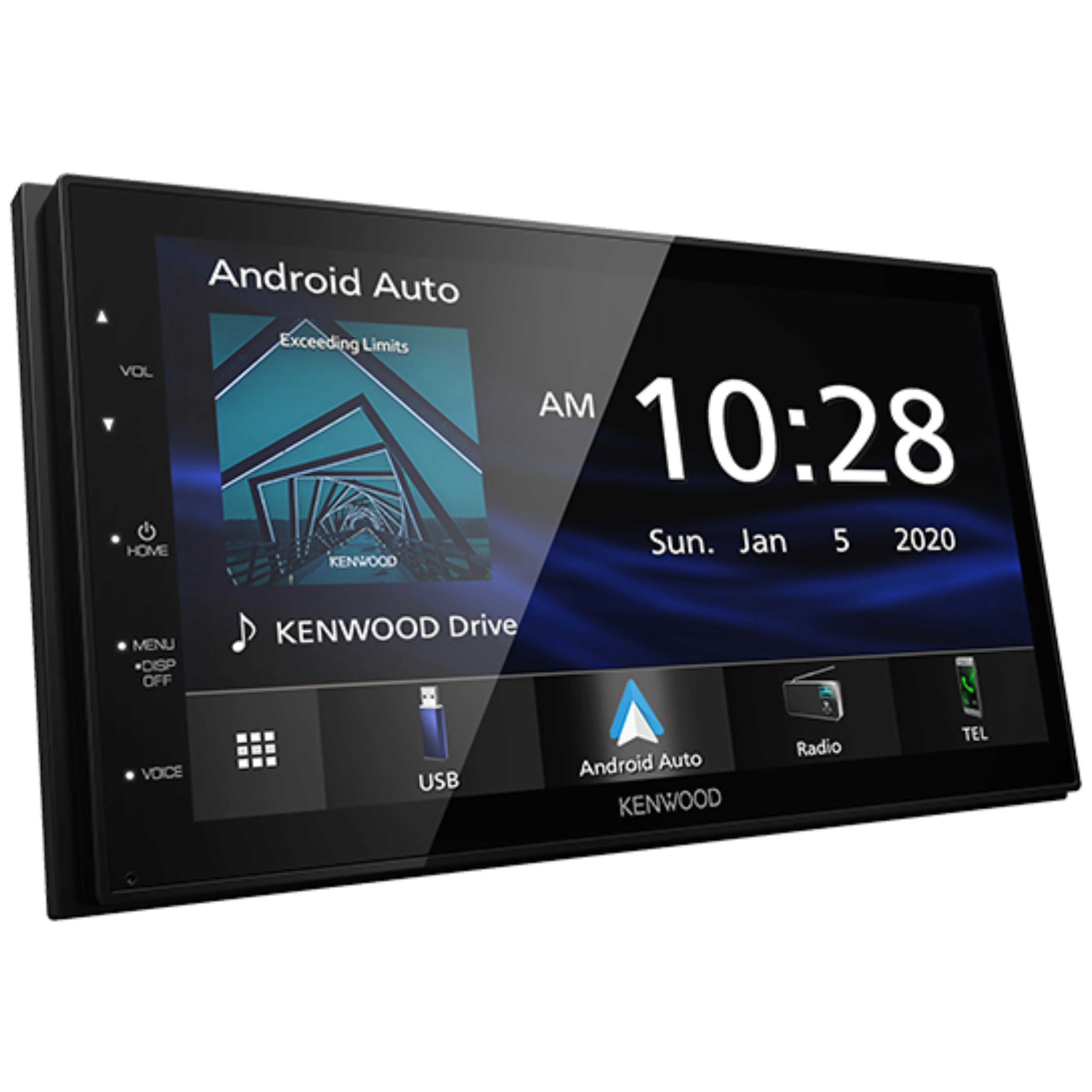 Kenwood CarPlay/Android Auto Receiver DMX4707S Plus 300W 6.5" Coaxial Speakers KFC-1666S - Image 2
