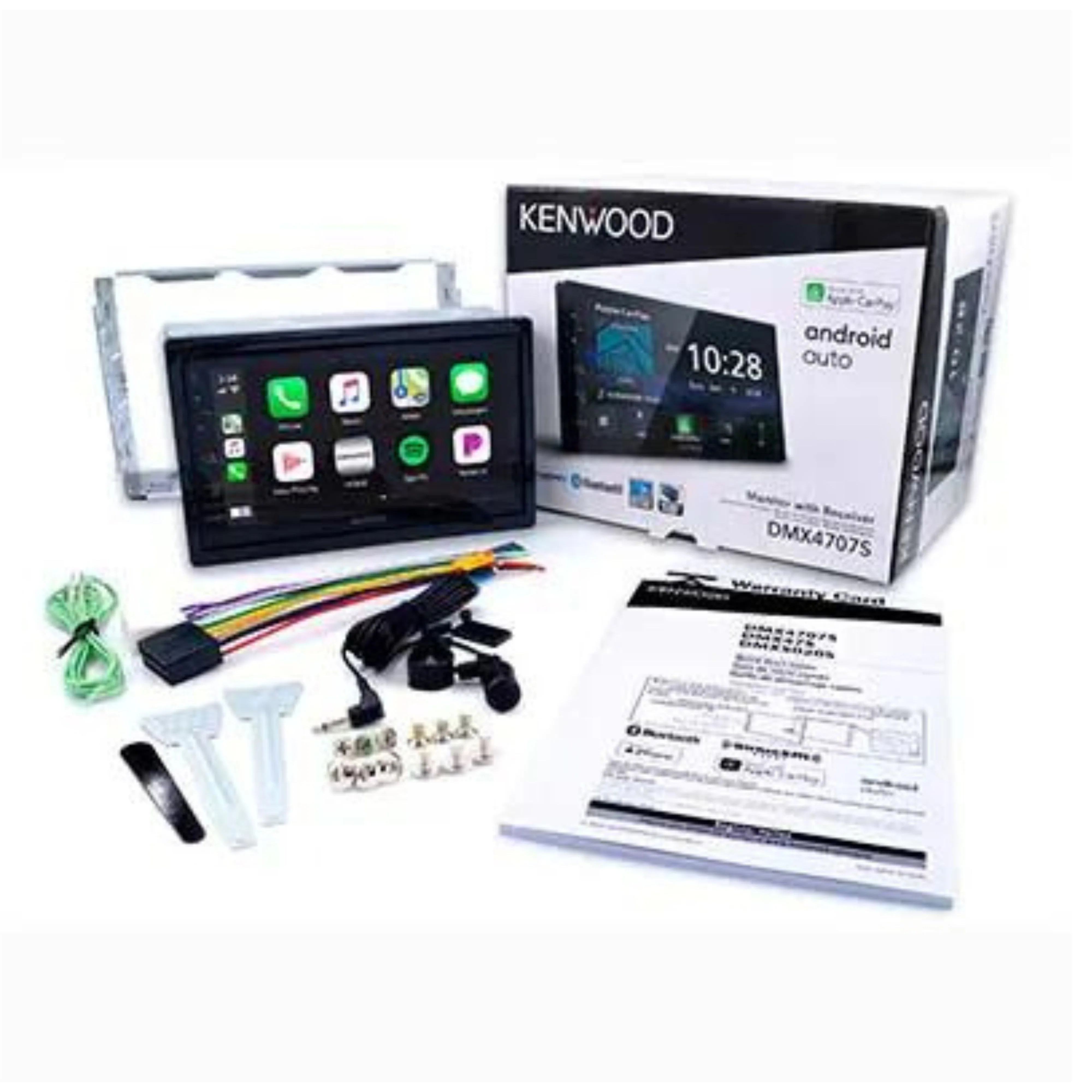 Kenwood CarPlay/Android Auto Media Receiver KW-DMX47S and Kenwood Rear Angle Camera CMOS-130 - Image 4