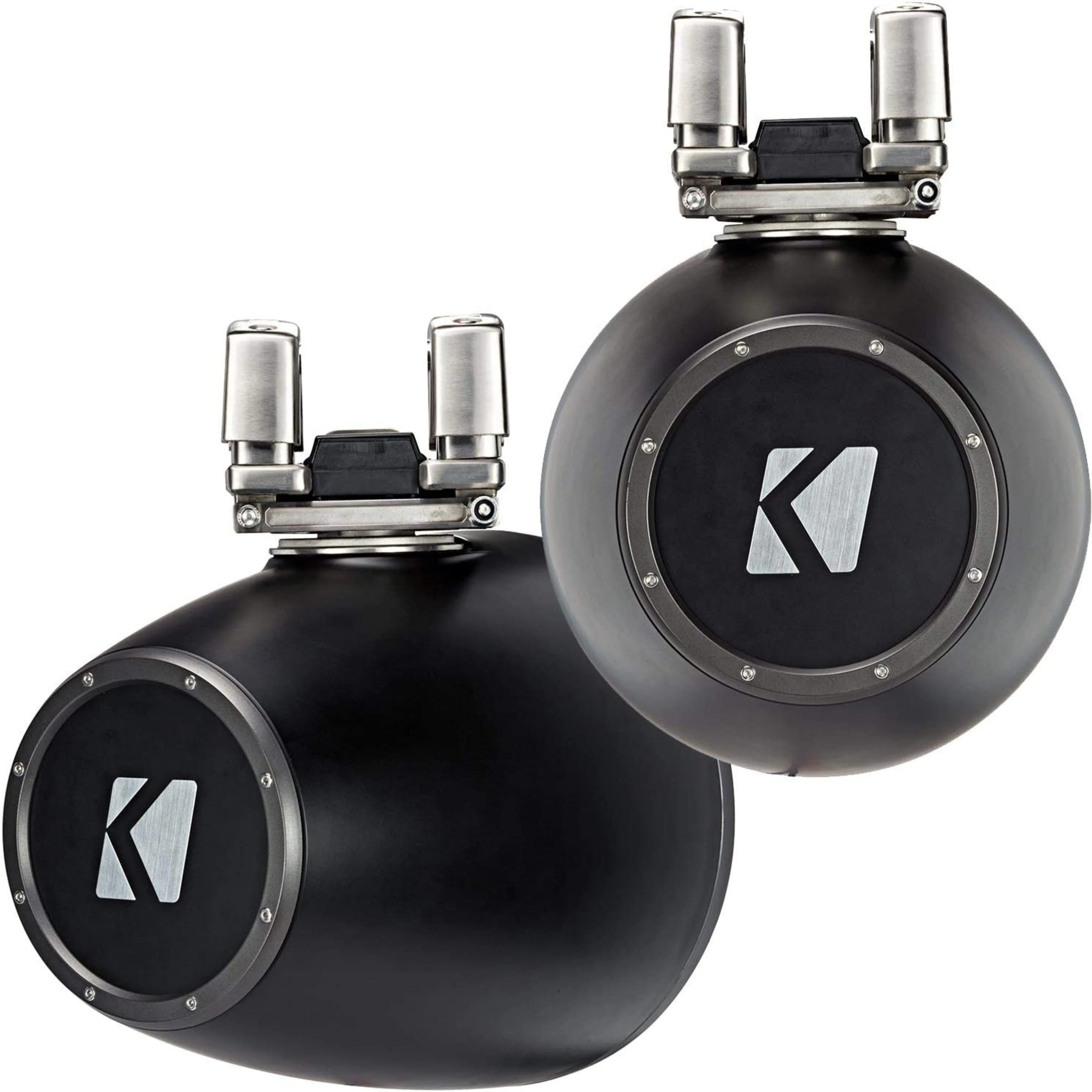 Kicker 11" 600W 4Ohm HLCD Horn-Loaded Marine Tower Speakers Black 44KMTC114 - Image 2