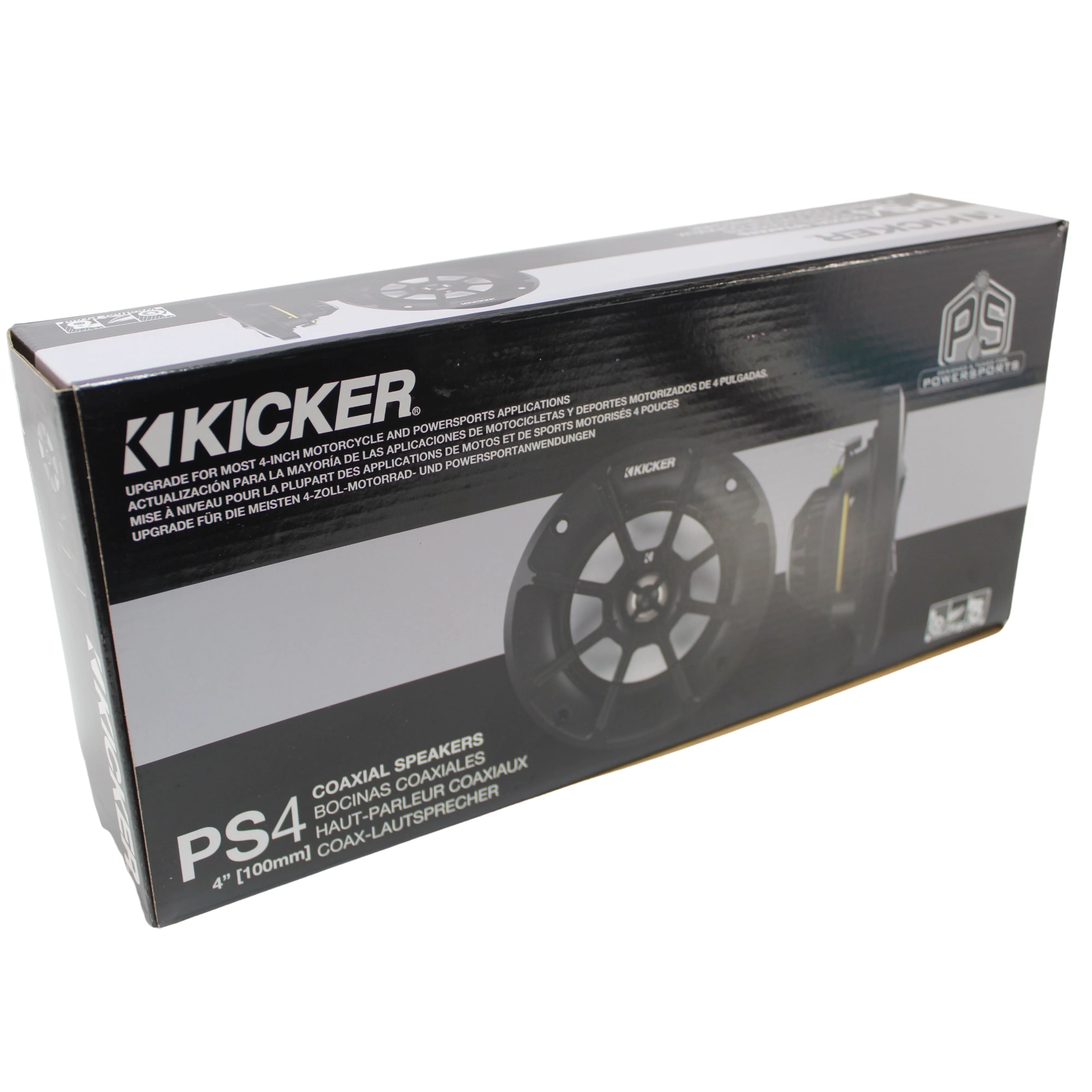 Kicker 4" All-Weather Powersports Coaxial Speakers 2 ohm 100W Peak 40PS42 (Pair) - Image 6