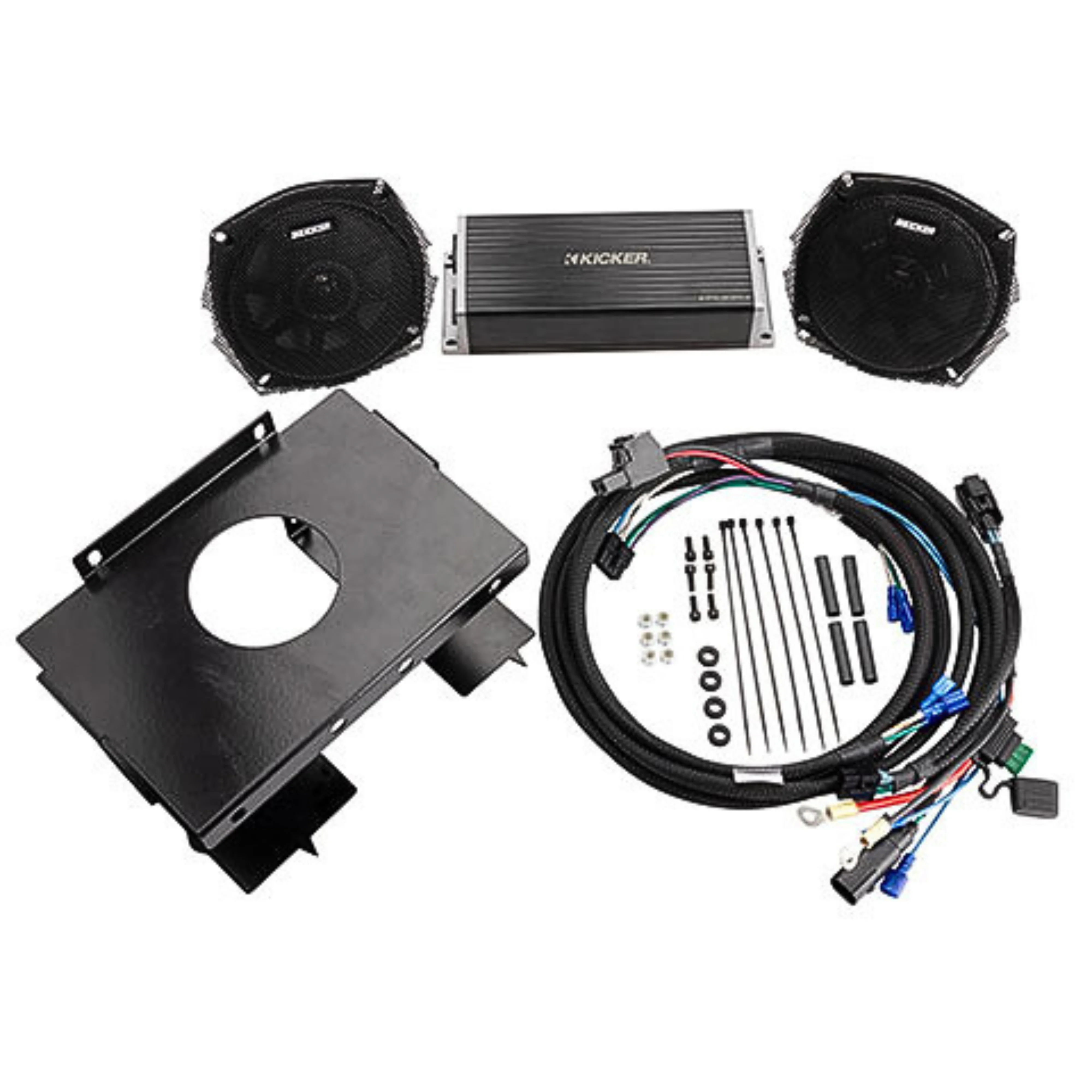 Kicker 5.75" 4 Channel Kit For 1996 - 2013 Harley Davidson Street Glide 50HDS962