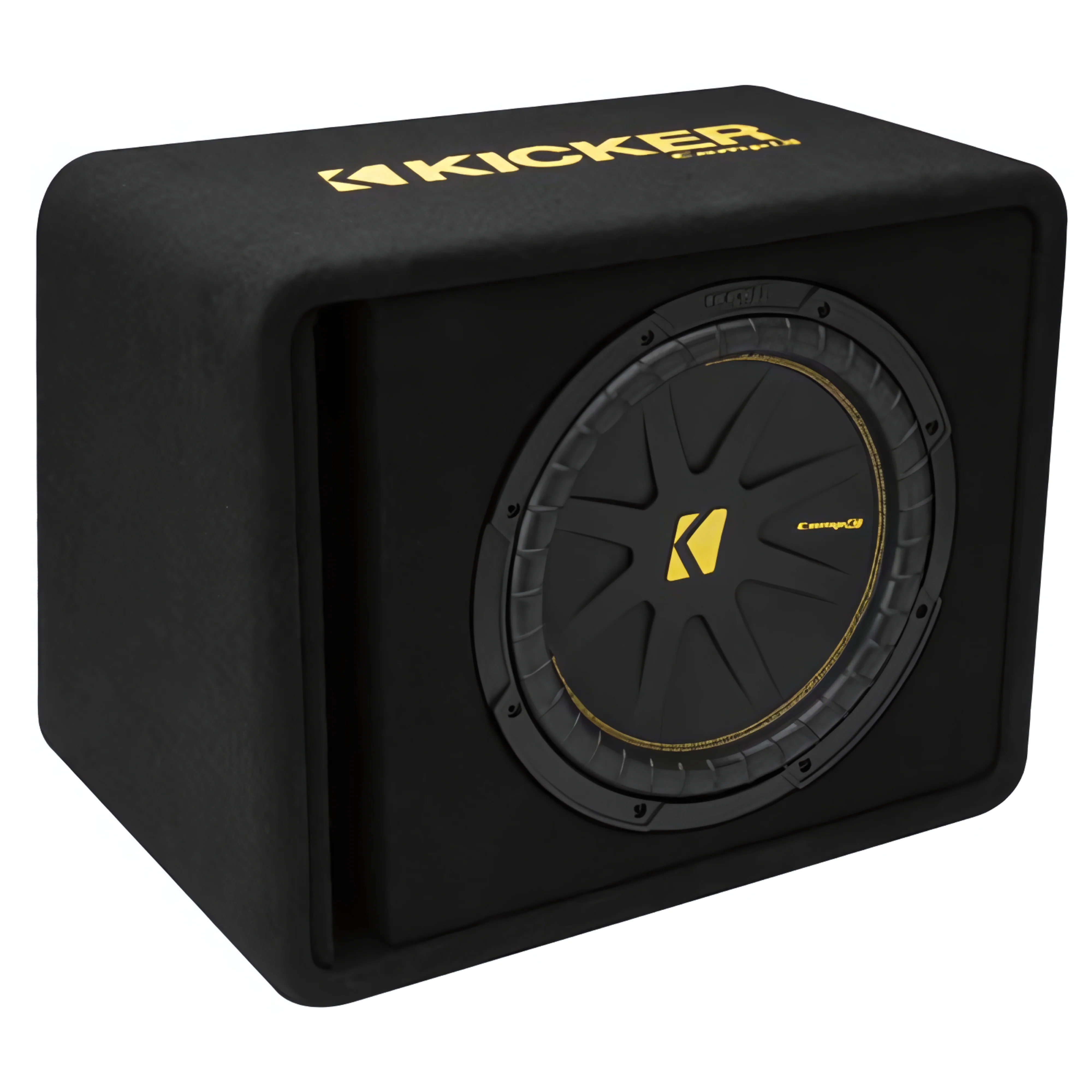 Kicker CompC Single 12" 600W 4-Ohm Loaded Subwoofer Enclosure 50VCWC124 - Image 2