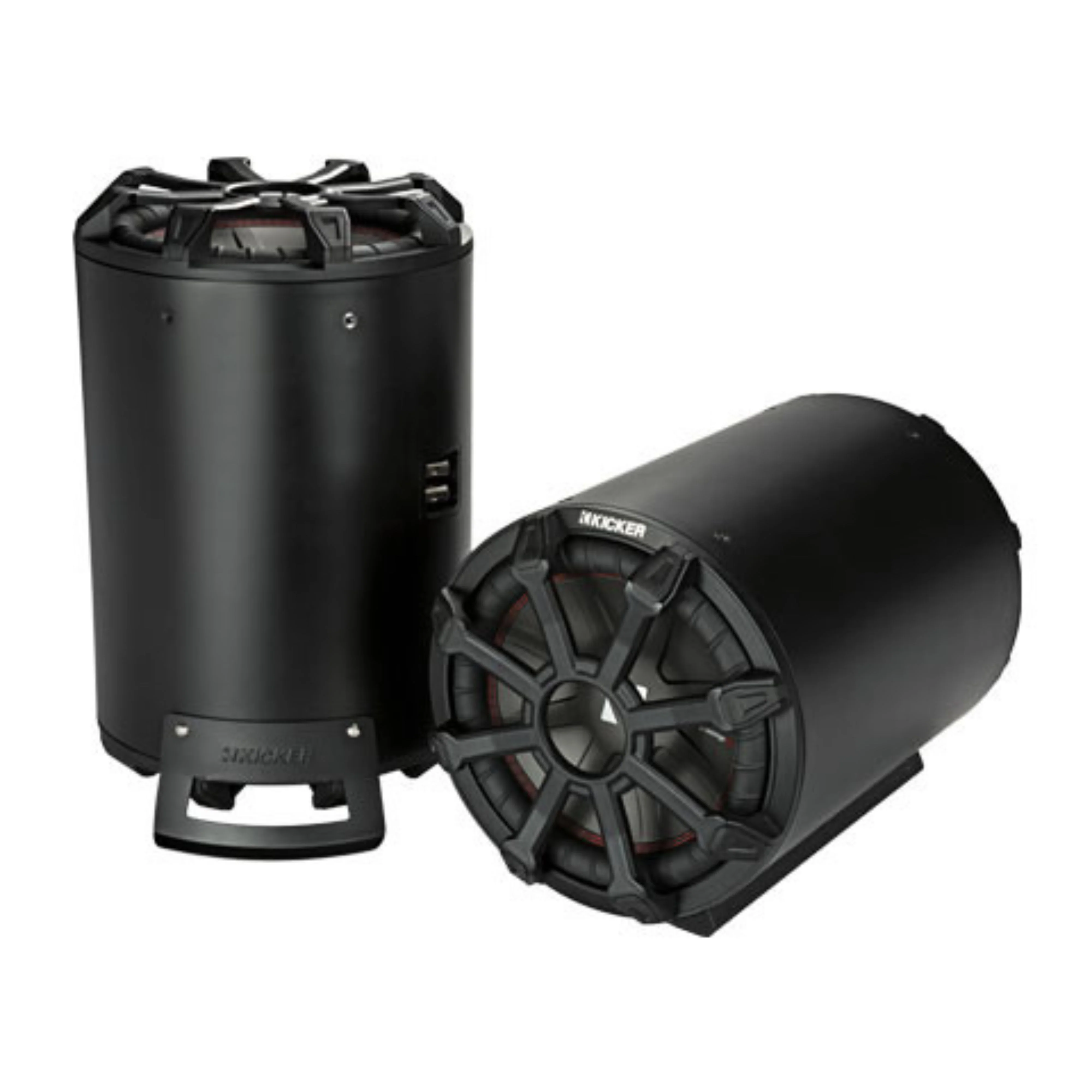 Kicker TB Series Weatherproof 8" 300W RMS 2-Ohm Loaded Subwoofer Enclosure - 46CWTB82