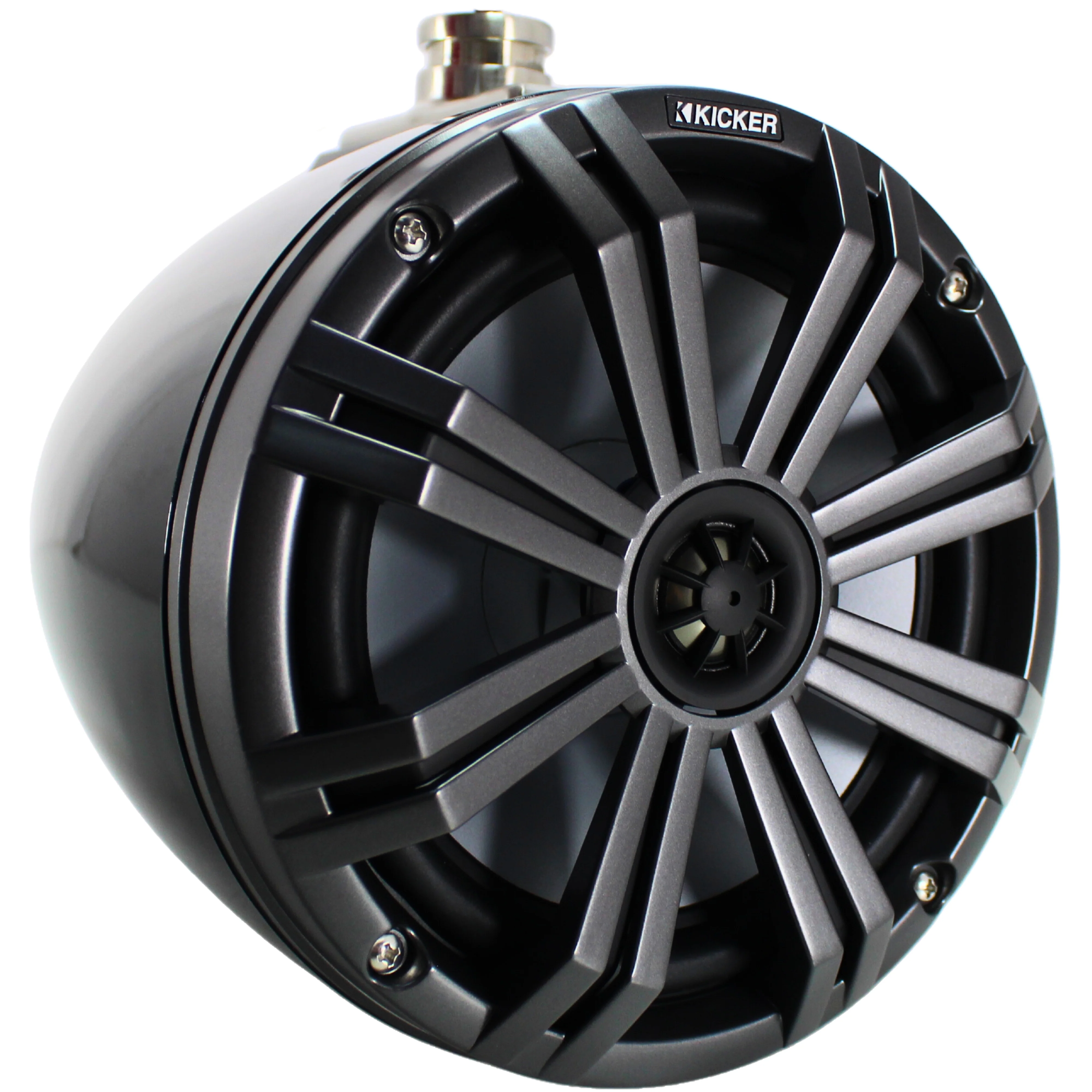 Kicker KMTC Series 8" 300W Marine Coaxial Black Tower System Speakers / 45KMTC8 - Image 3