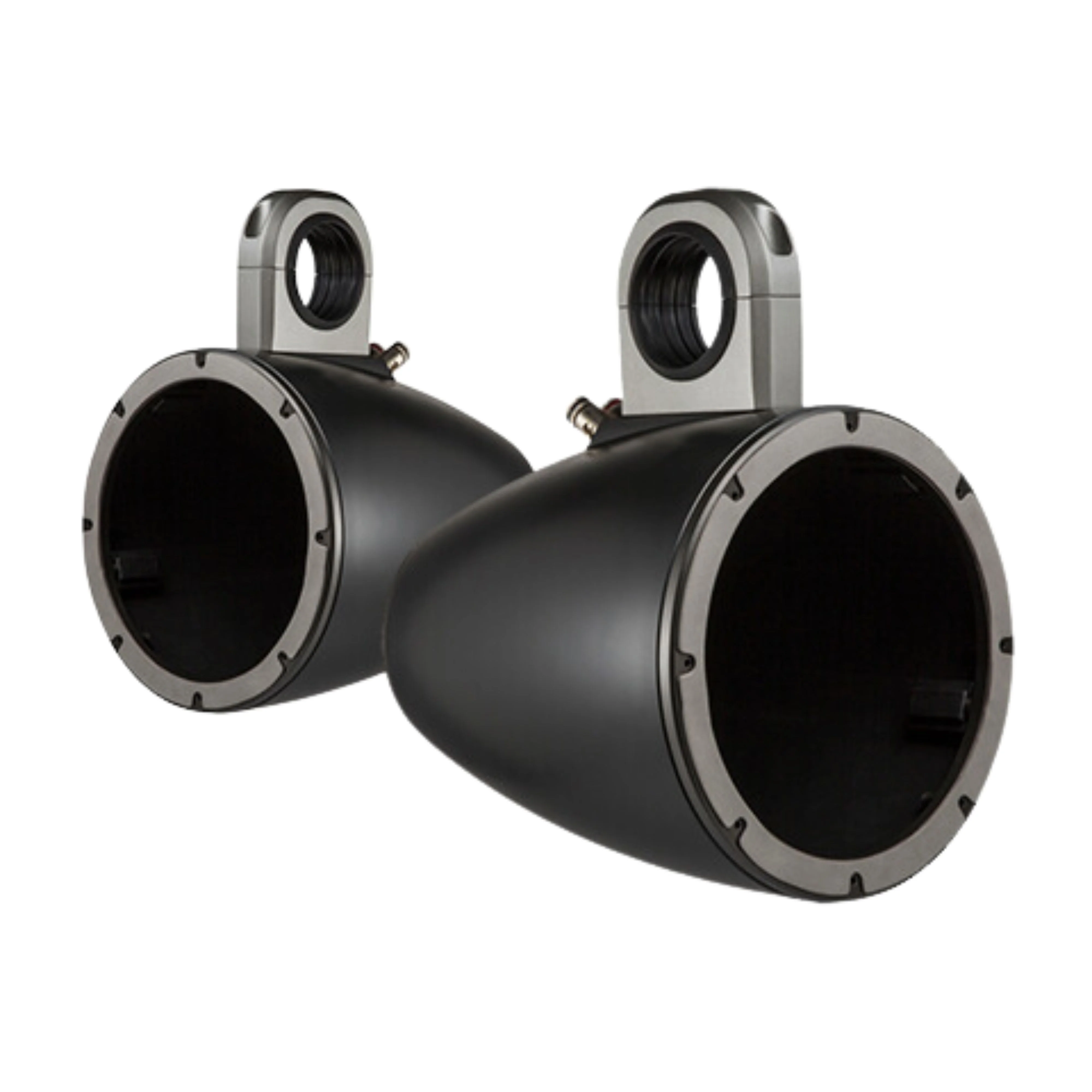 Kicker Pair of Black 8" Marine Wakeboard Tower Speaker Enclosures 43KMTES8B