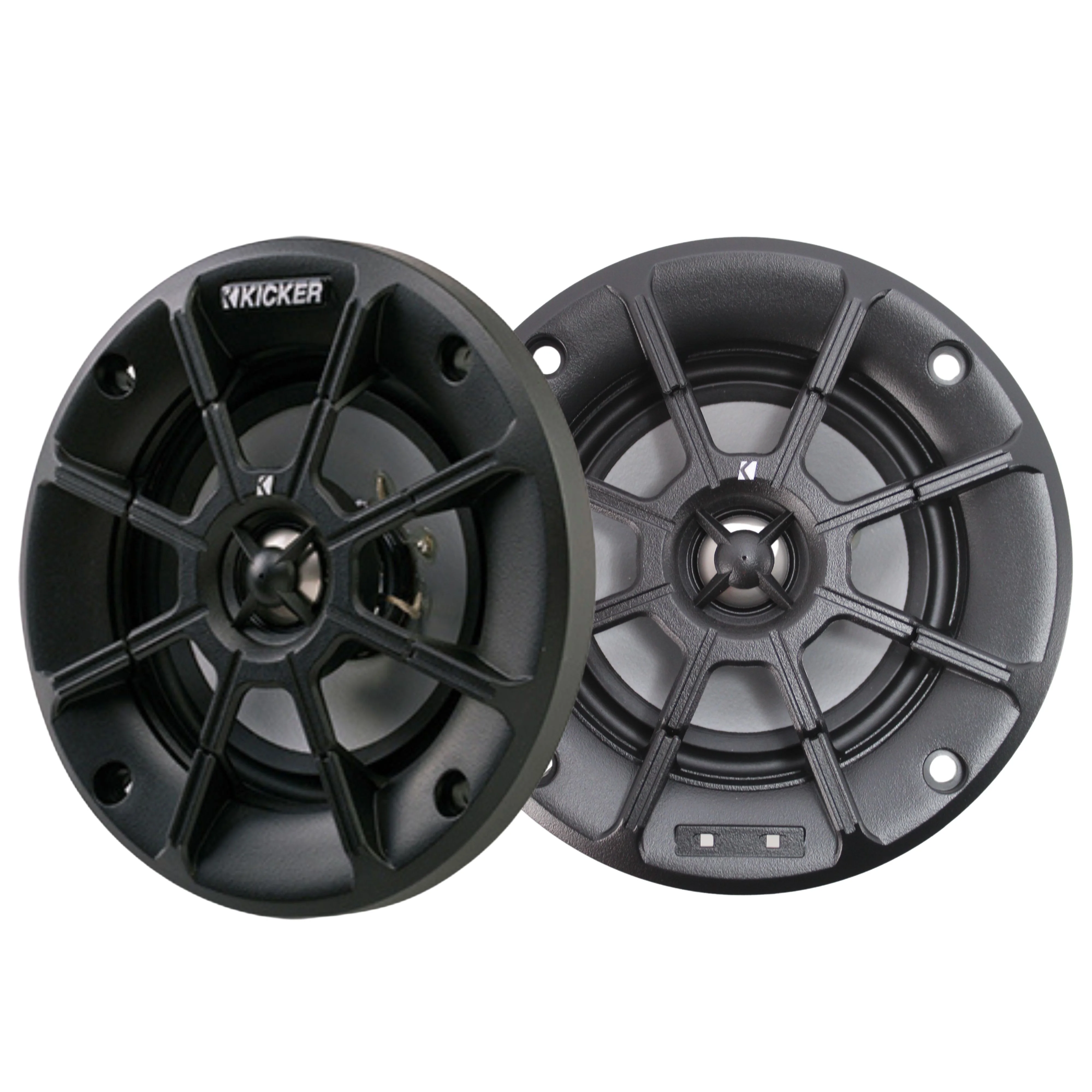 4" 4 Ohm 30W RMS All-Weather Powersports Coaxial Speaker 40PS44 Kicker PS (Pair)